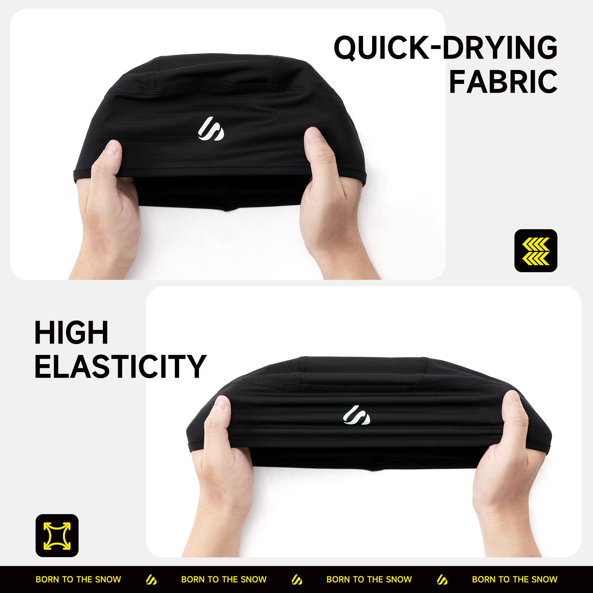 3 Pieces Skull Cap for Men Women Cooling Hat Welding Cycling Bike Head Wrap Hard Hat Durags-Fits Under Helmets - Image 4