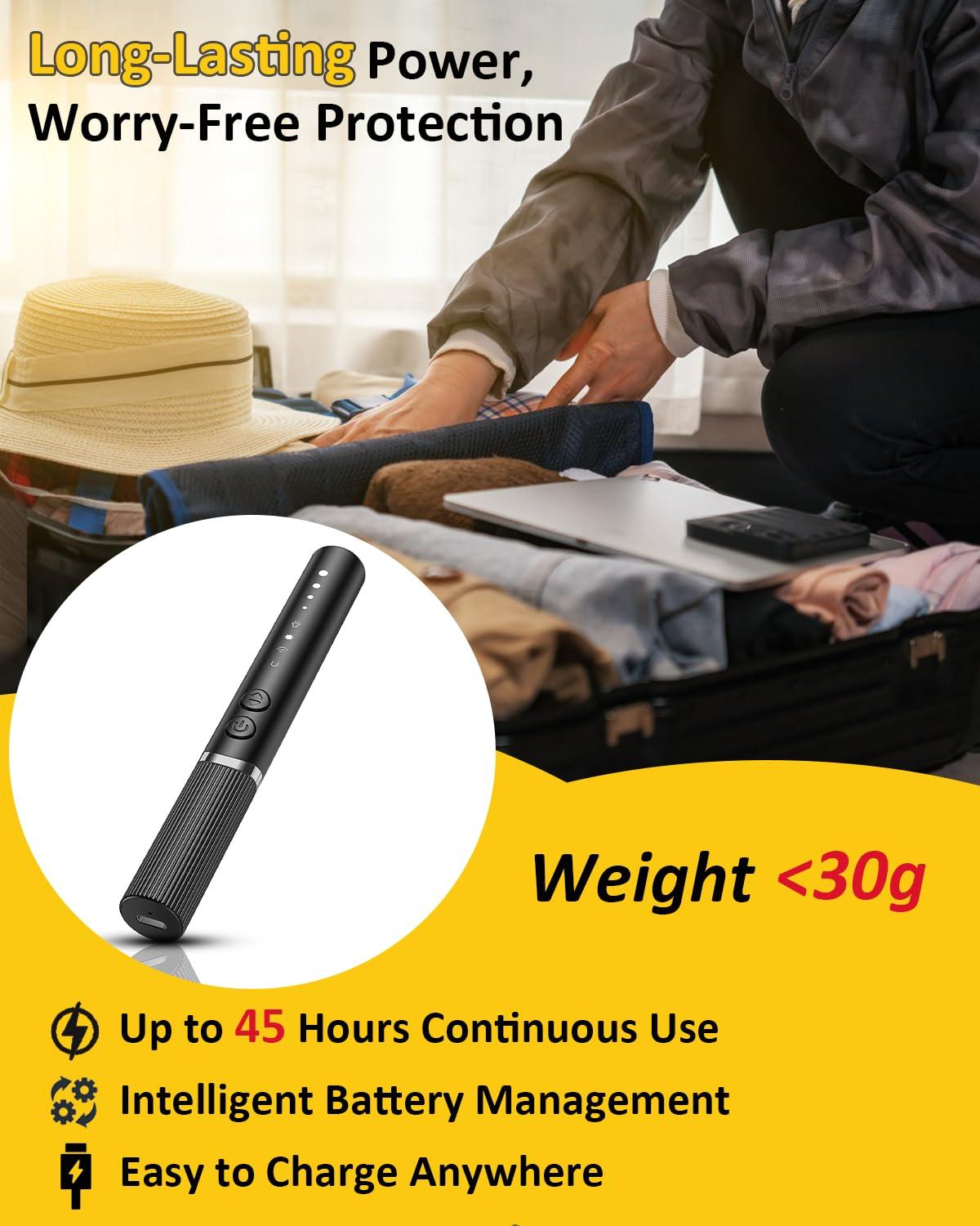 Hidden Camera Detectors, Spy Camera Finder, Hidde GPS Tracking Device Listening Recording Device Detector, Hidden Bug Sweeper and Camera Detector for Travel Hotel Car (Medium) - Image 7