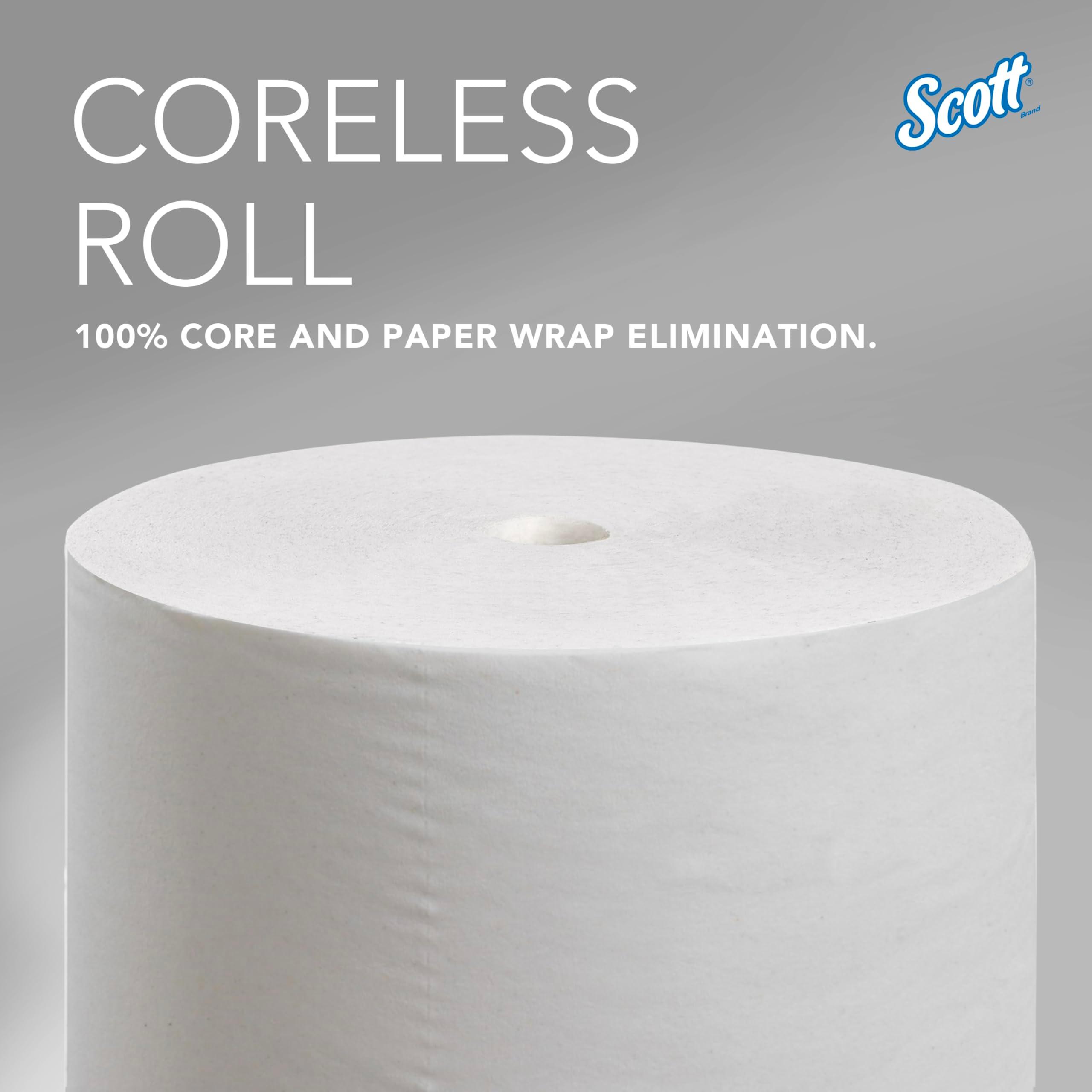 Scott® Essential Coreless High-Capacity Standard Roll Bulk Toilet Paper (04007), 2-Ply, White (1,000 Sheets/Roll, 36 Rolls/Case, 36,000 Sheets/Case) - Image 5