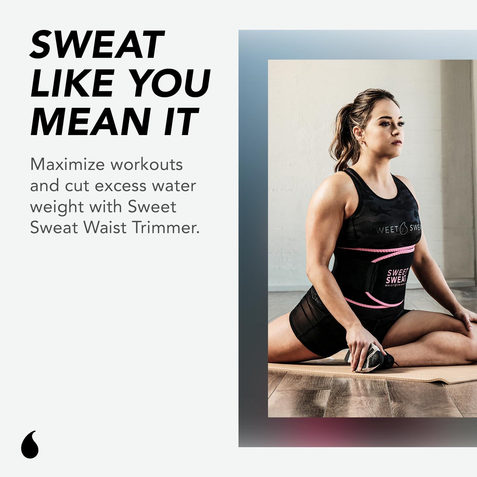 Sports Research® Sweet Sweat Waist Trimmer - Premium Sweat Enhancing Fitness Belt for Women & Men - 5 Adjustable Sizes - Image 4