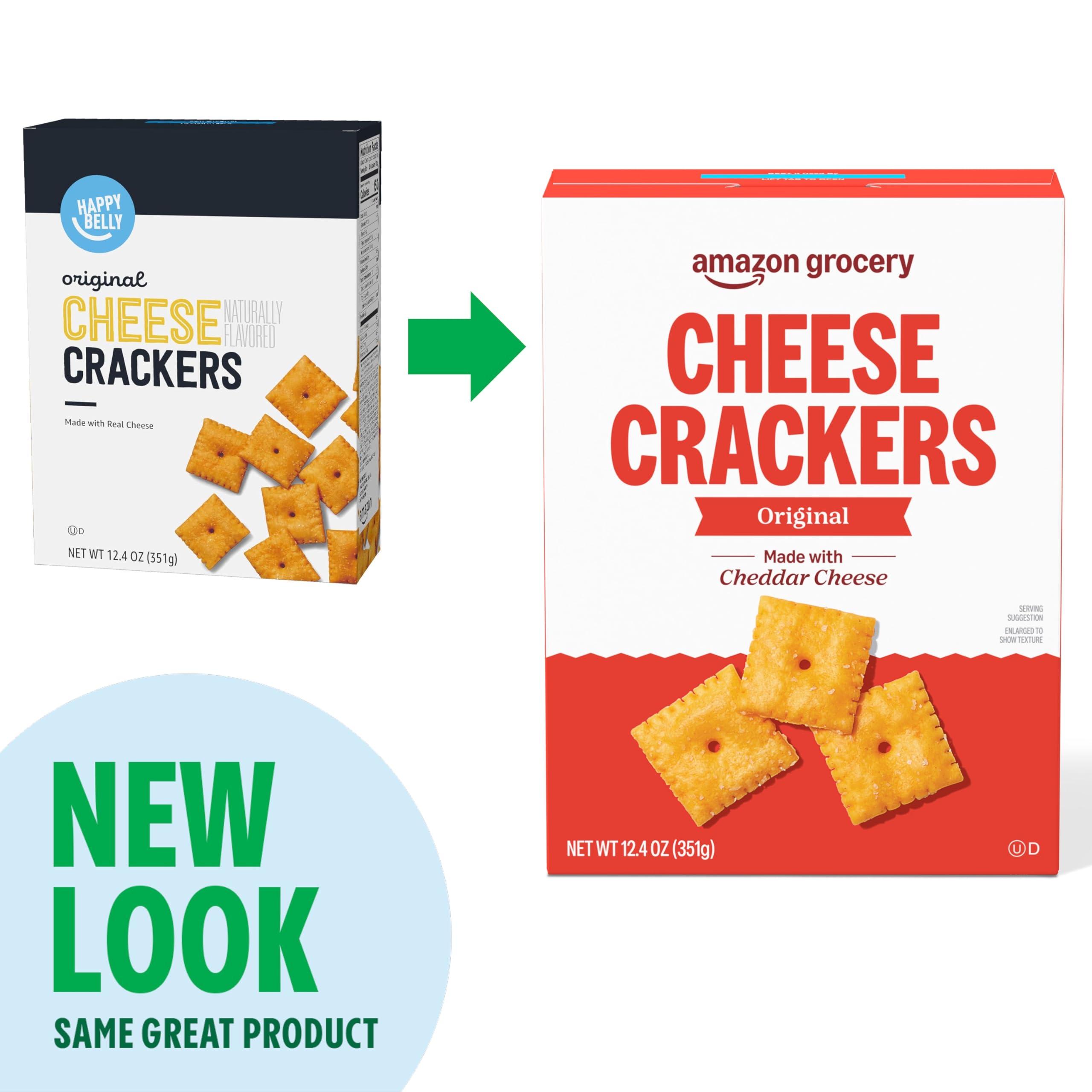 Amazon Grocery, Original Cheese Crackers, 12.4 Oz (Previously Happy Belly, Packaging May Vary) - Image 4