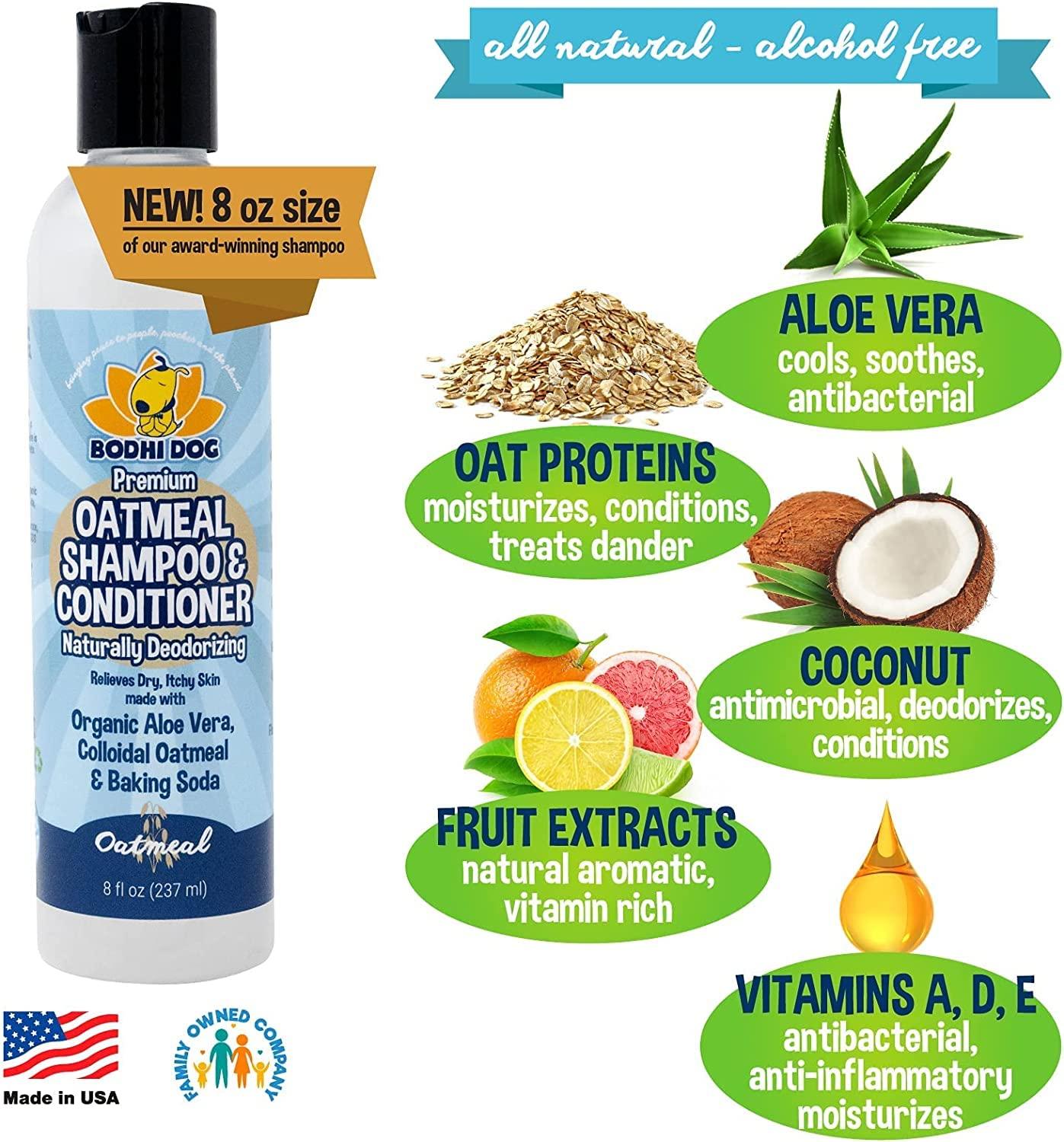 Bodhi Dog Baby Powder Scented Cat & Dog Cologne 4oz + Oatmeal Dog Shampoo & Conditioner for Pet Grooming 8oz | Moisturizing Dog Shampoo for Sensitive Skin | Deodorizing Cat and Dog Grooming Bundle - Image 7