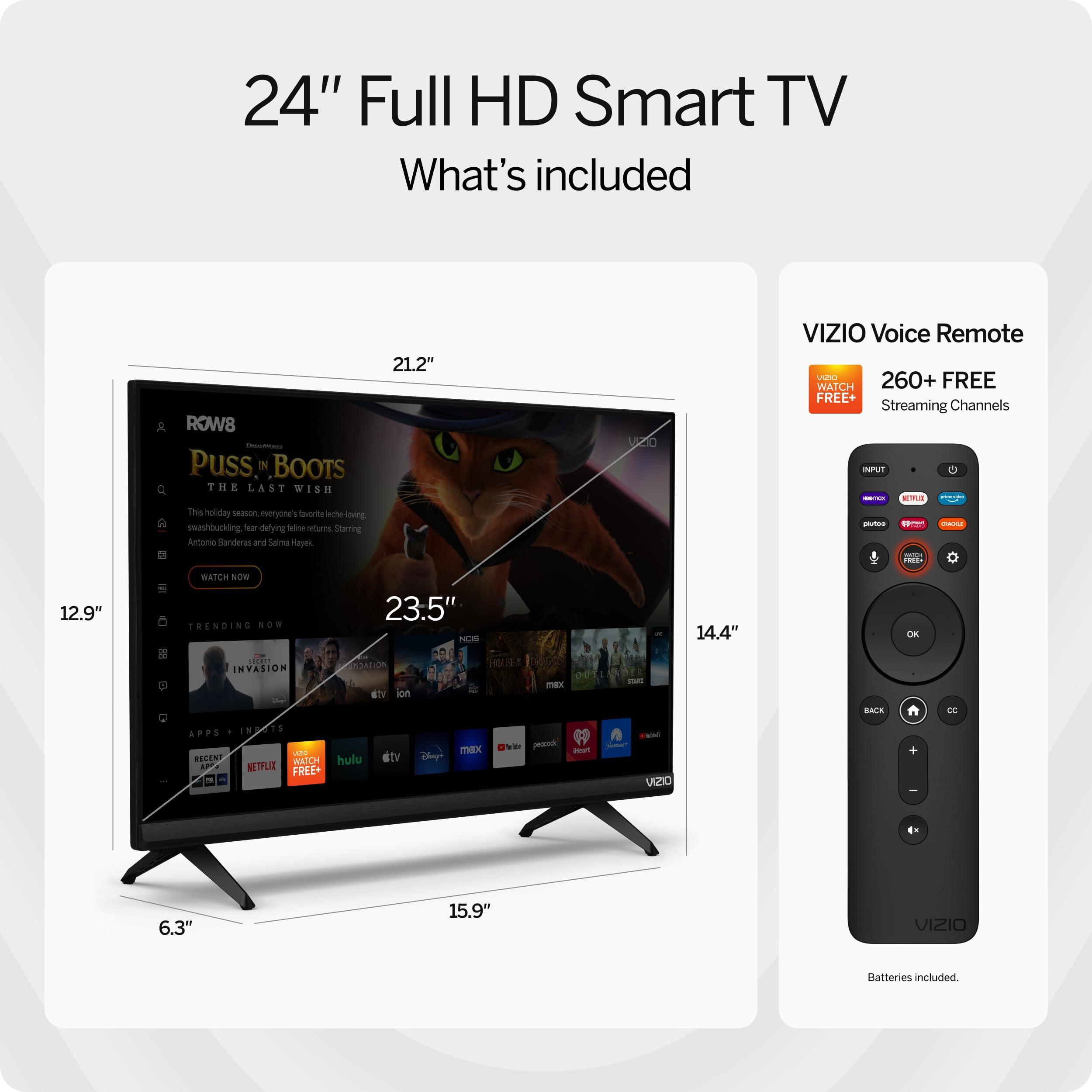 VIZIO D-Series 24-inch FHD LED Smart TV D24fM-K01, Alexa Compatibility, AMD FreeSync, 2023 Model, Bluetooth Headphone Capable - Image 4
