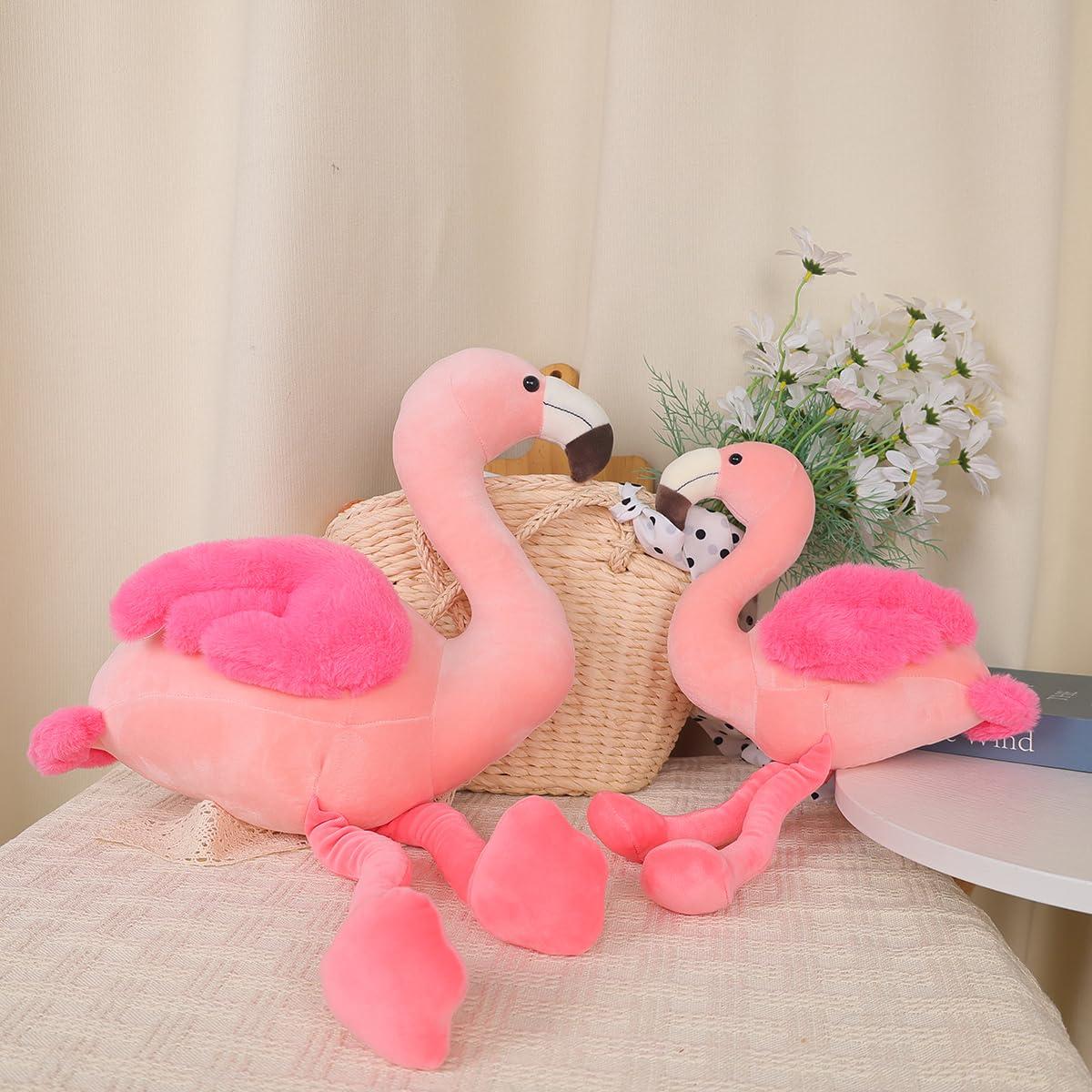 Alayger Cute Stuffed Flamingo Plush Toy, 19" Super Soft Pink Flamingo Plushies Animal for Girls - Image 7