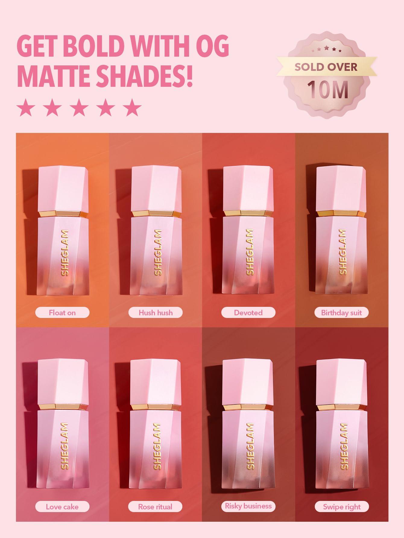 SHEGLAM Color Bloom Liquid Blush Makeup for Cheeks Matte Finish - Petal Talk - Image 5