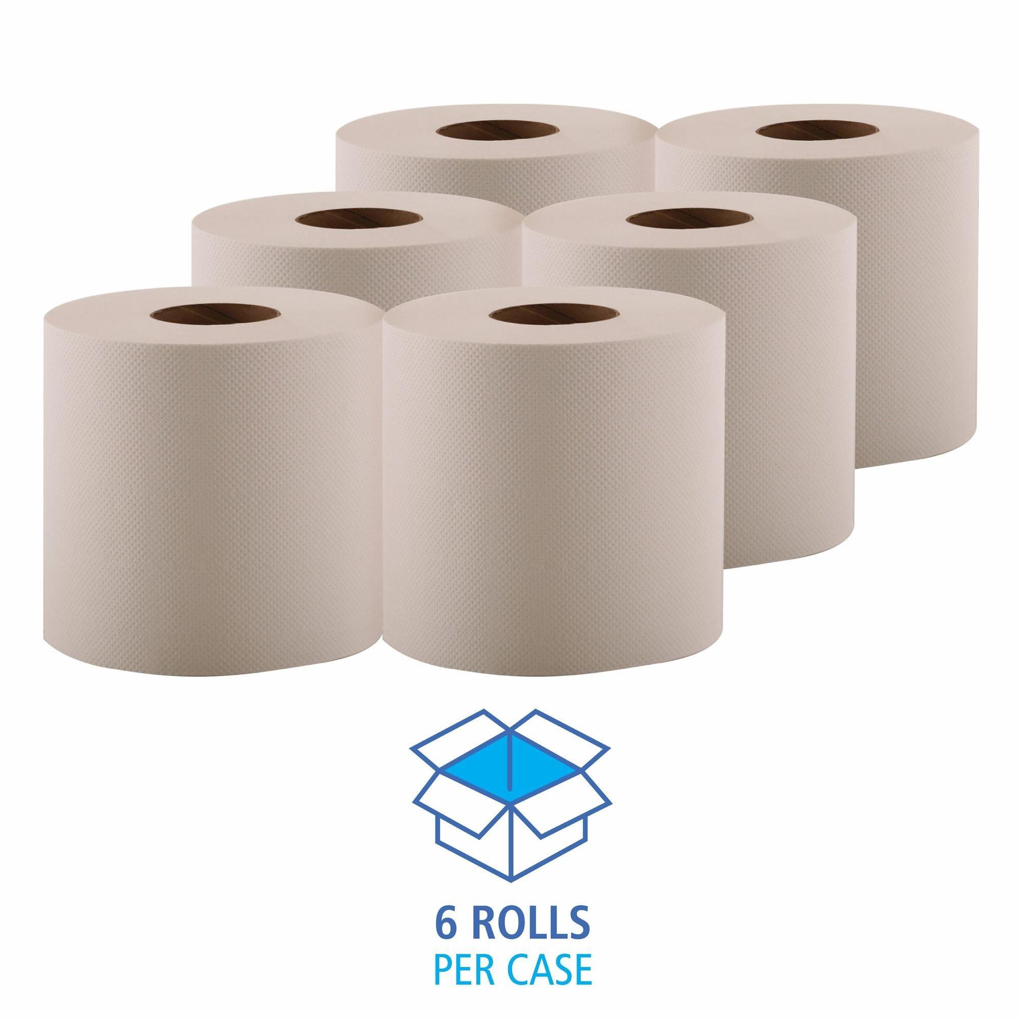 Boardwalk B6400 7.87 in. x 10 in. 2-Ply Perforated Center-Pull Hand Towels - White (6/Carton) - Image 6