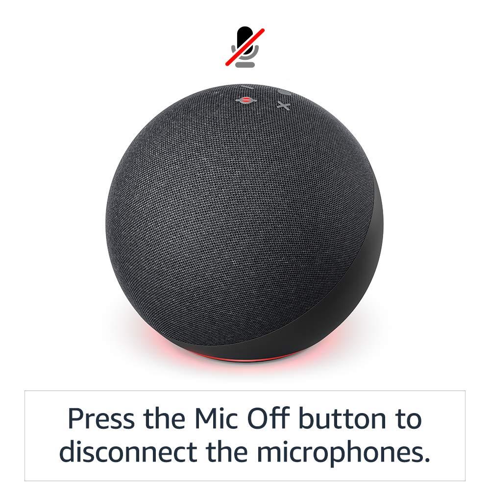 Echo (4th generation) International Version | With premium sound, smart home hub and Alexa | Charcoal - Image 6