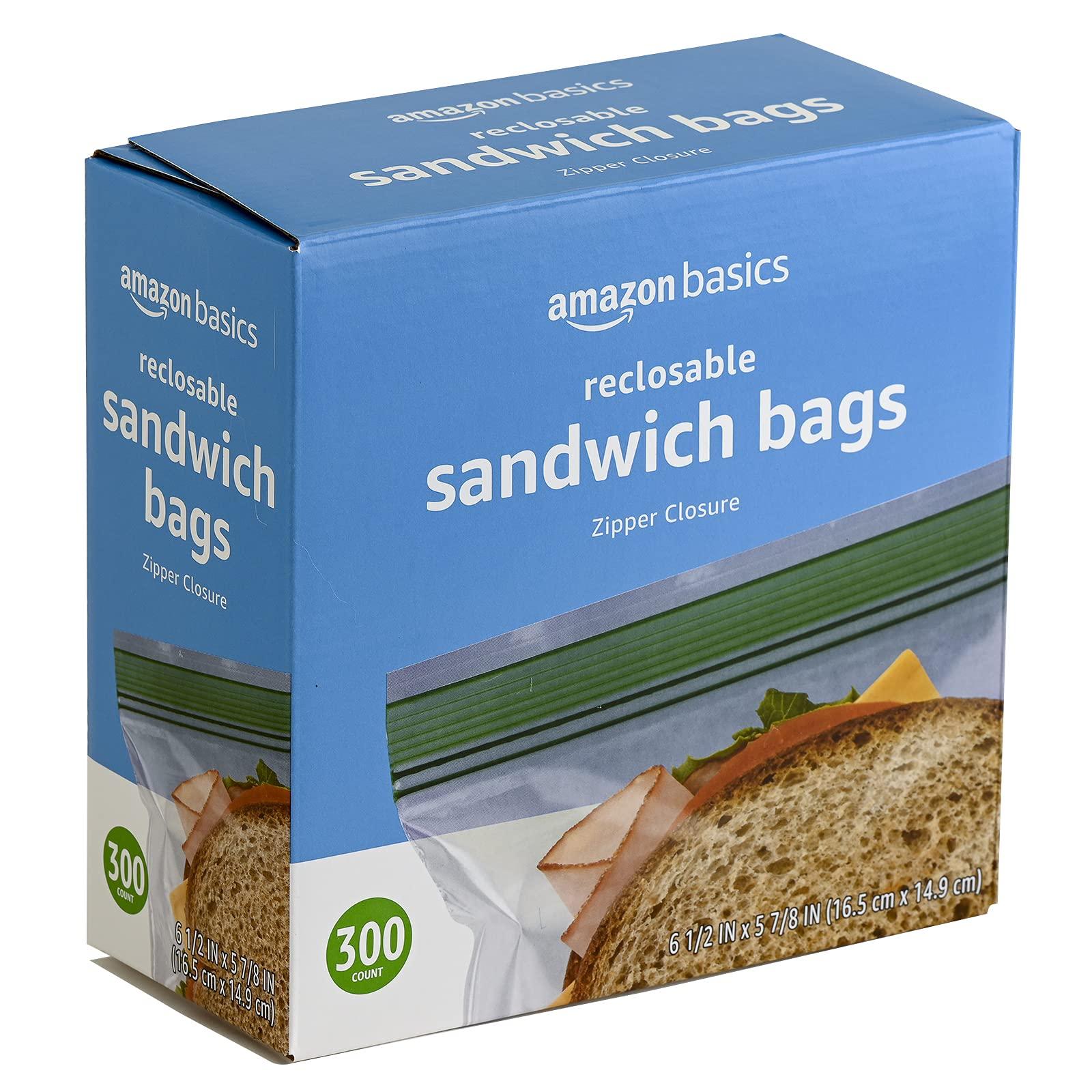 Amazon Basics Sandwich Storage Bags, 300 Count (Previously Solimo) - Image 3