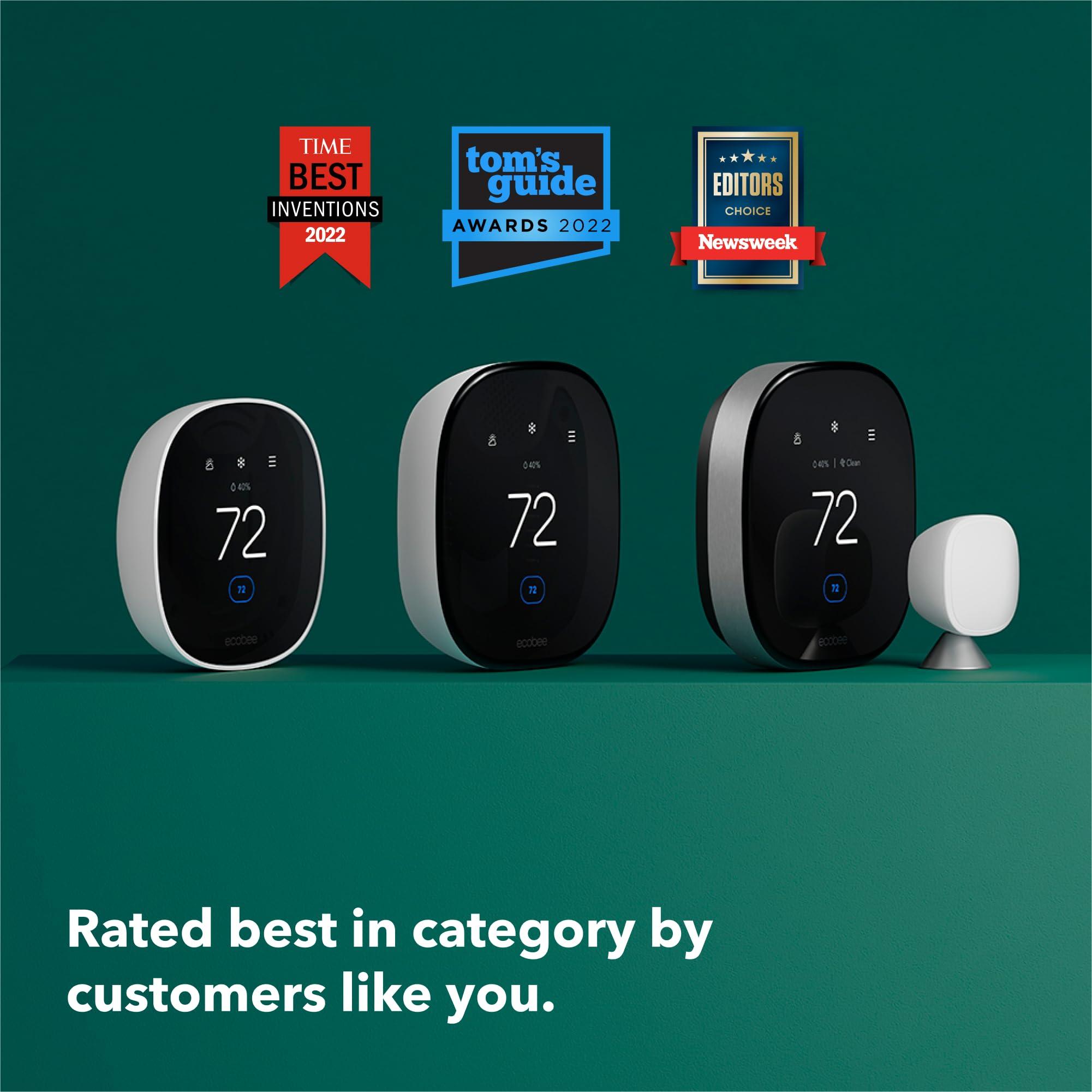 New 2025 ecobee Smart Thermostat Essential - Energy Star Certified programmable Wi-Fi Thermostat - Works with Siri, Alexa, and Google Assistant - Image 10
