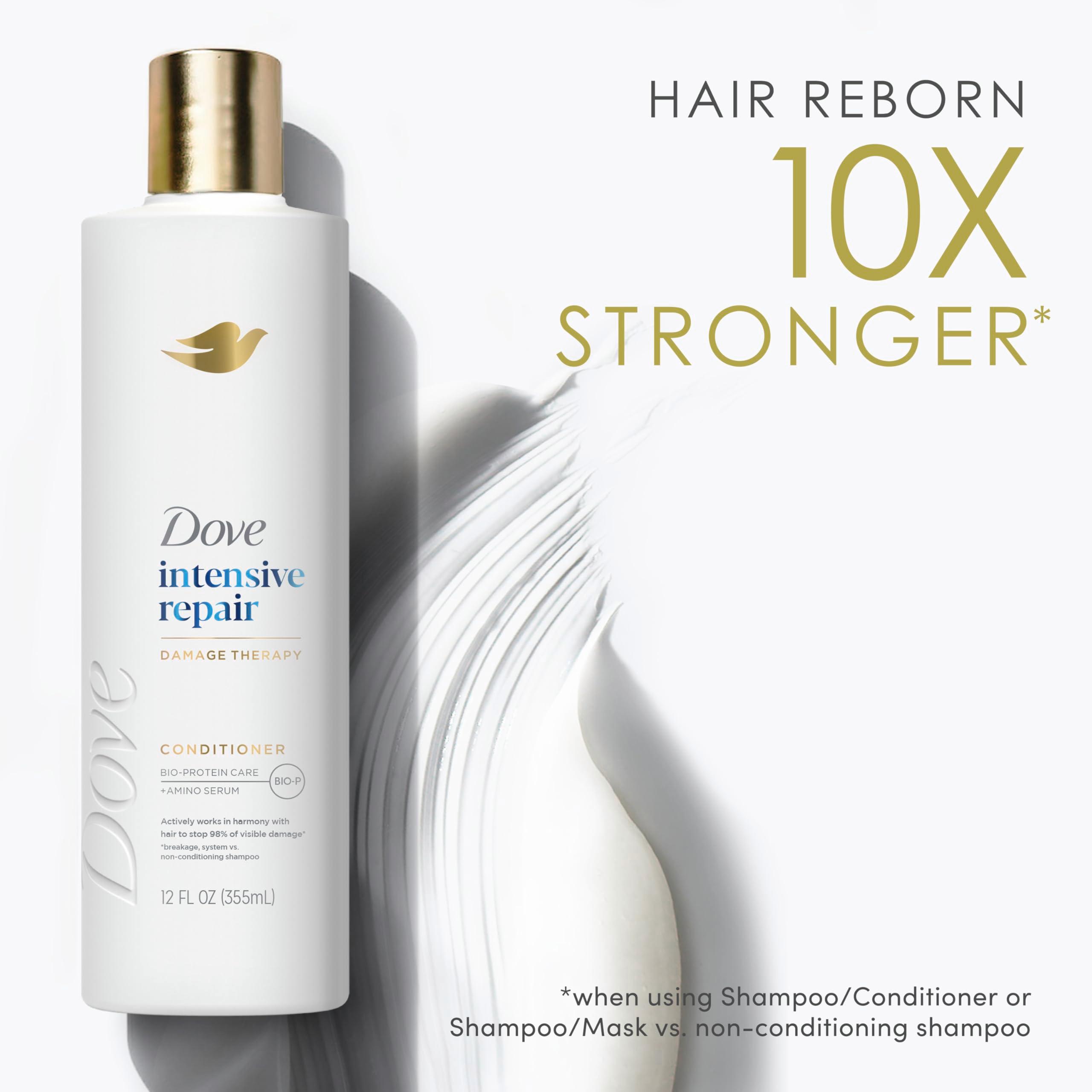 Dove Deep Hair Conditioner, 4 ct for Dry Hair, Intensive Repair, 12 oz - Image 4