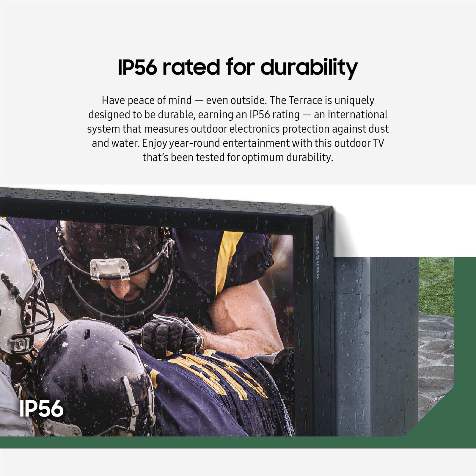 Samsung 65-Inch Class Neo QLED 4K The Terrace Partial Sun, Quantum HDR+, Dolby Atmos, Wide Viewing Angle, Weather Resistant, Anti-Glare Outdoor Smart TV w/Alexa Built-in, (QN65LST7DAFXZA, 2024 Model) - Image 5
