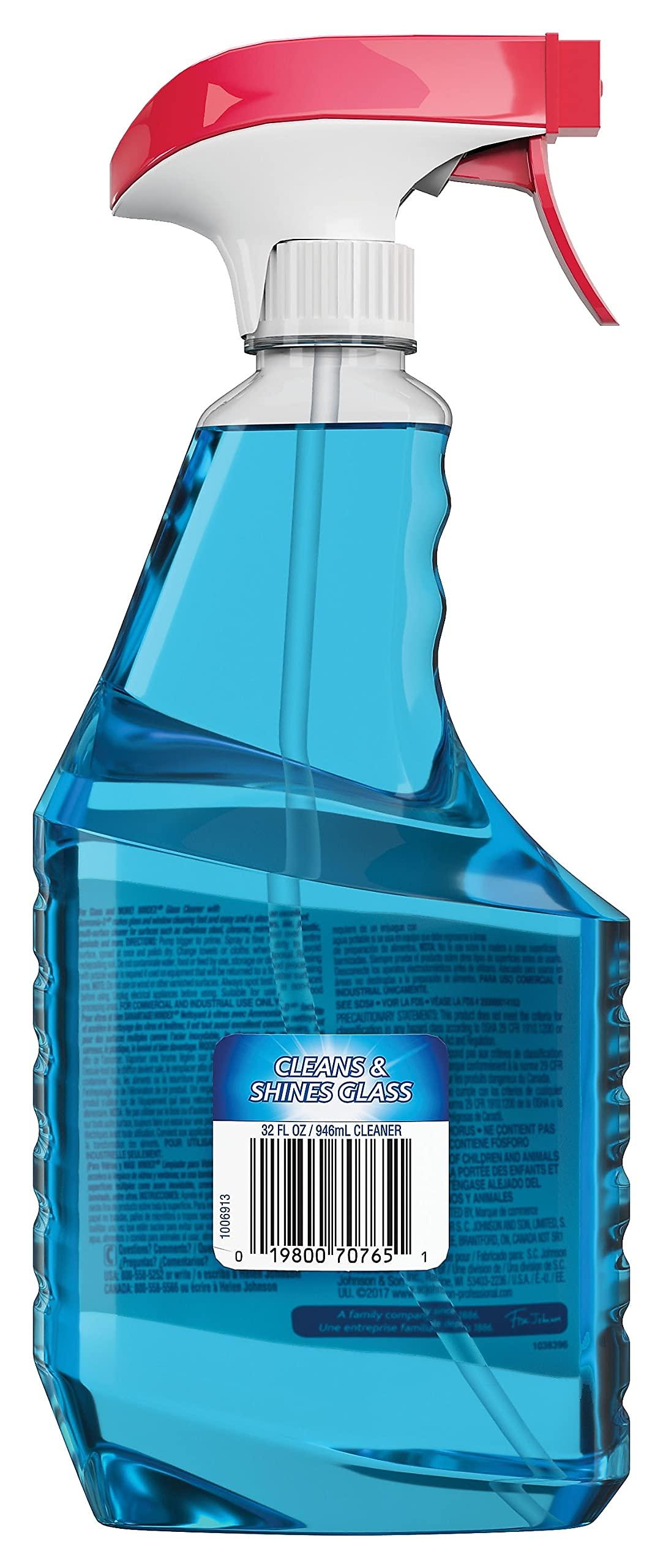 SC Johnson Windex Windex Glass Cleaner, 32 oz, Blue, Pack of 1 - Image 2