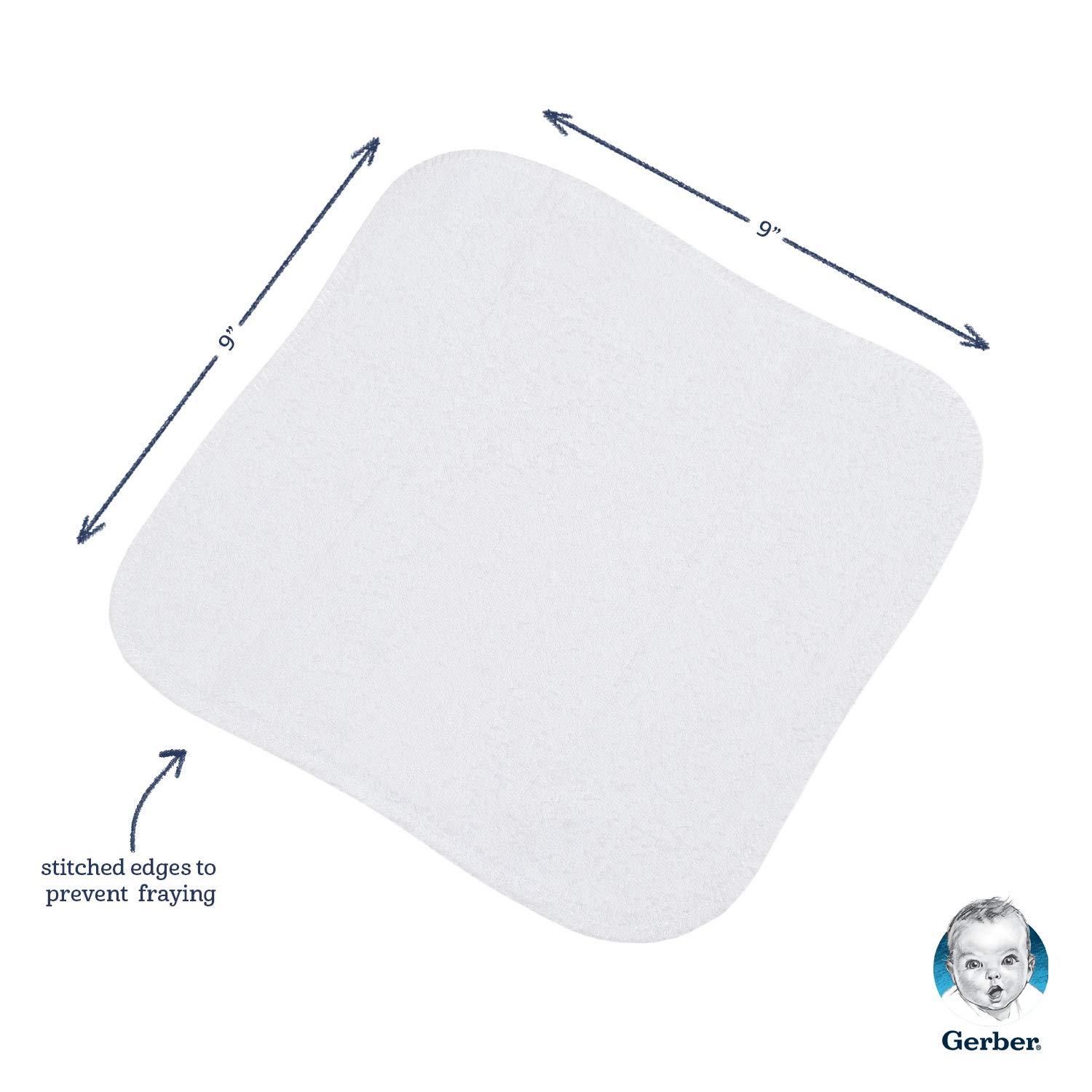 Gerber Washcloth, White, 6-Count - Image 3