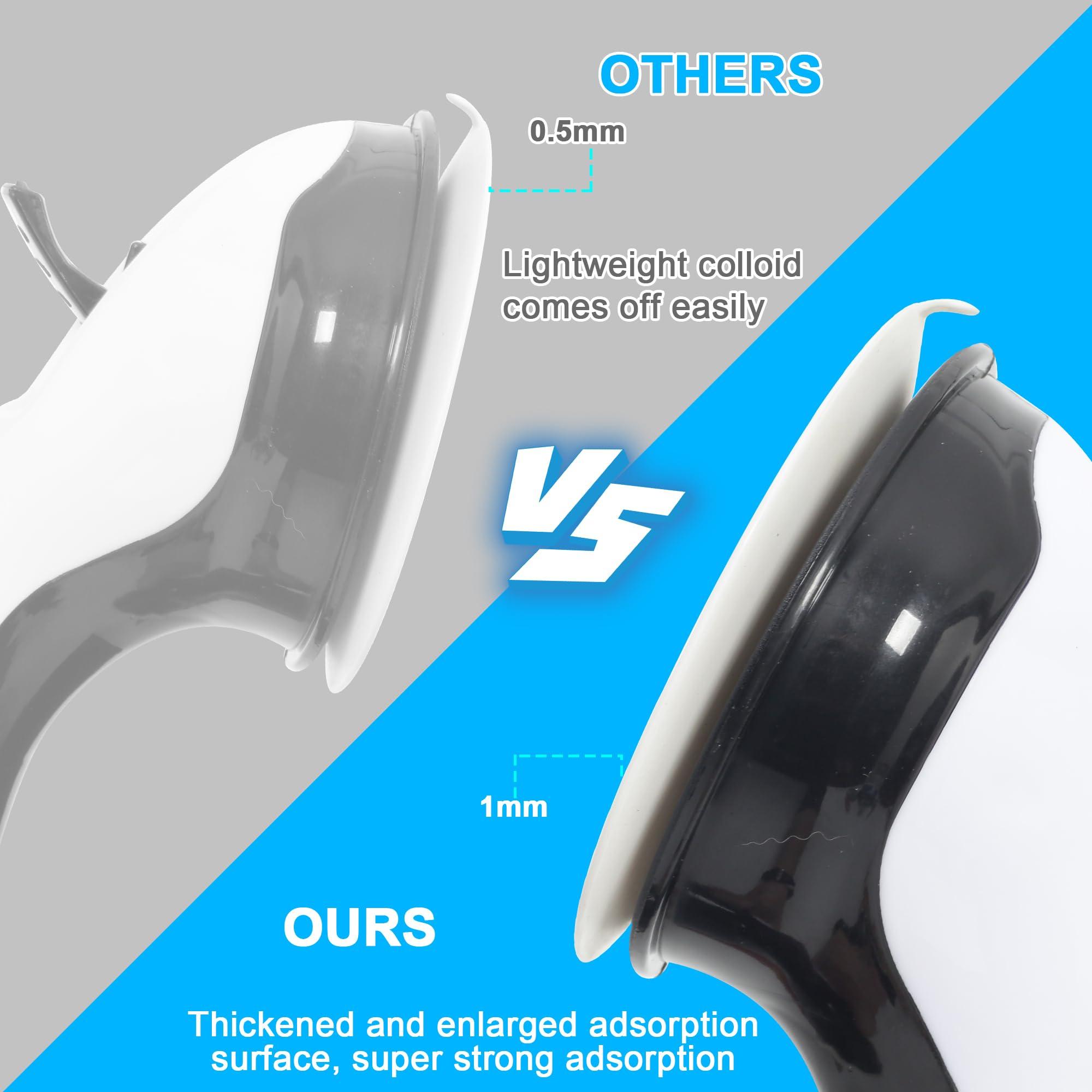 Consss Shower Grab Bars for Seniors, 250BL Shower Handles for Elderly Suction, Safety Heavy Bathtubs Grab Bars 2PCS Handicap Grab Bars Support for Bathroom/Showers/Toilet - Image 6