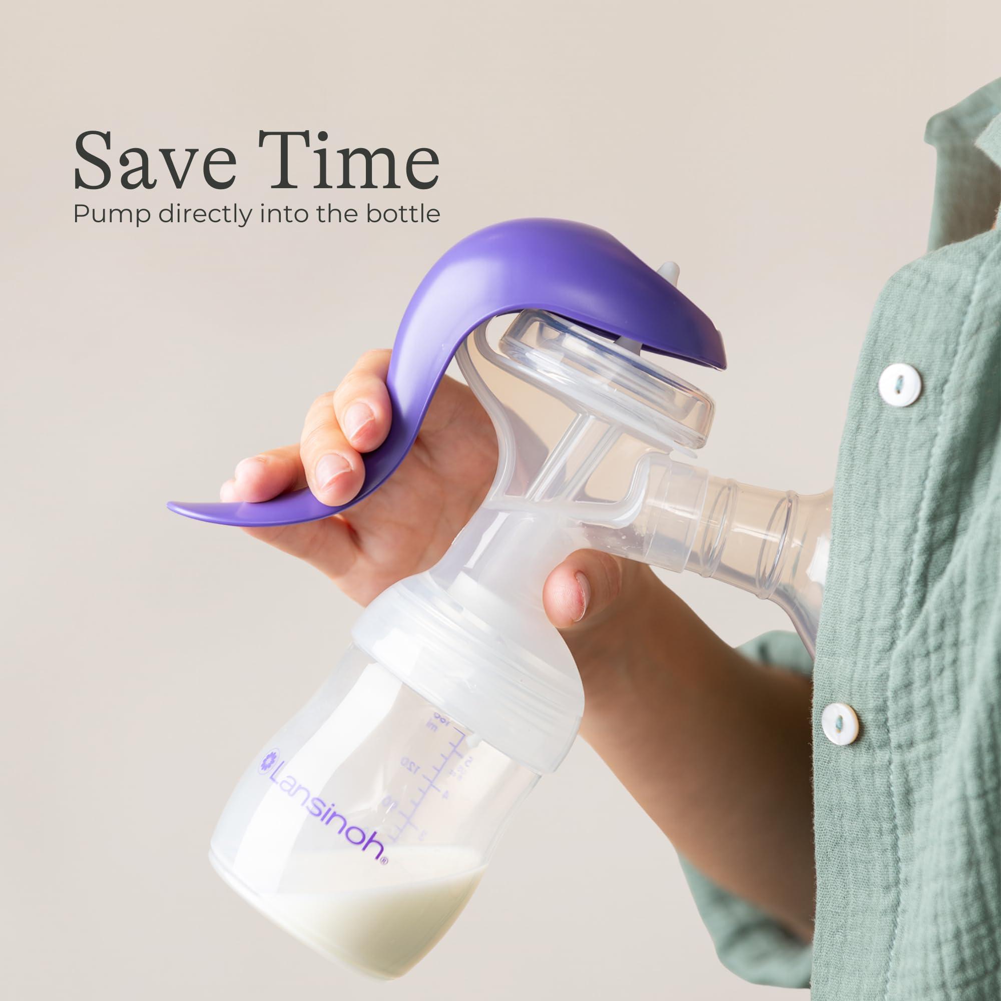 Lansinoh Breastmilk Storage Breast Pump Bottles, 4 Count - Image 3