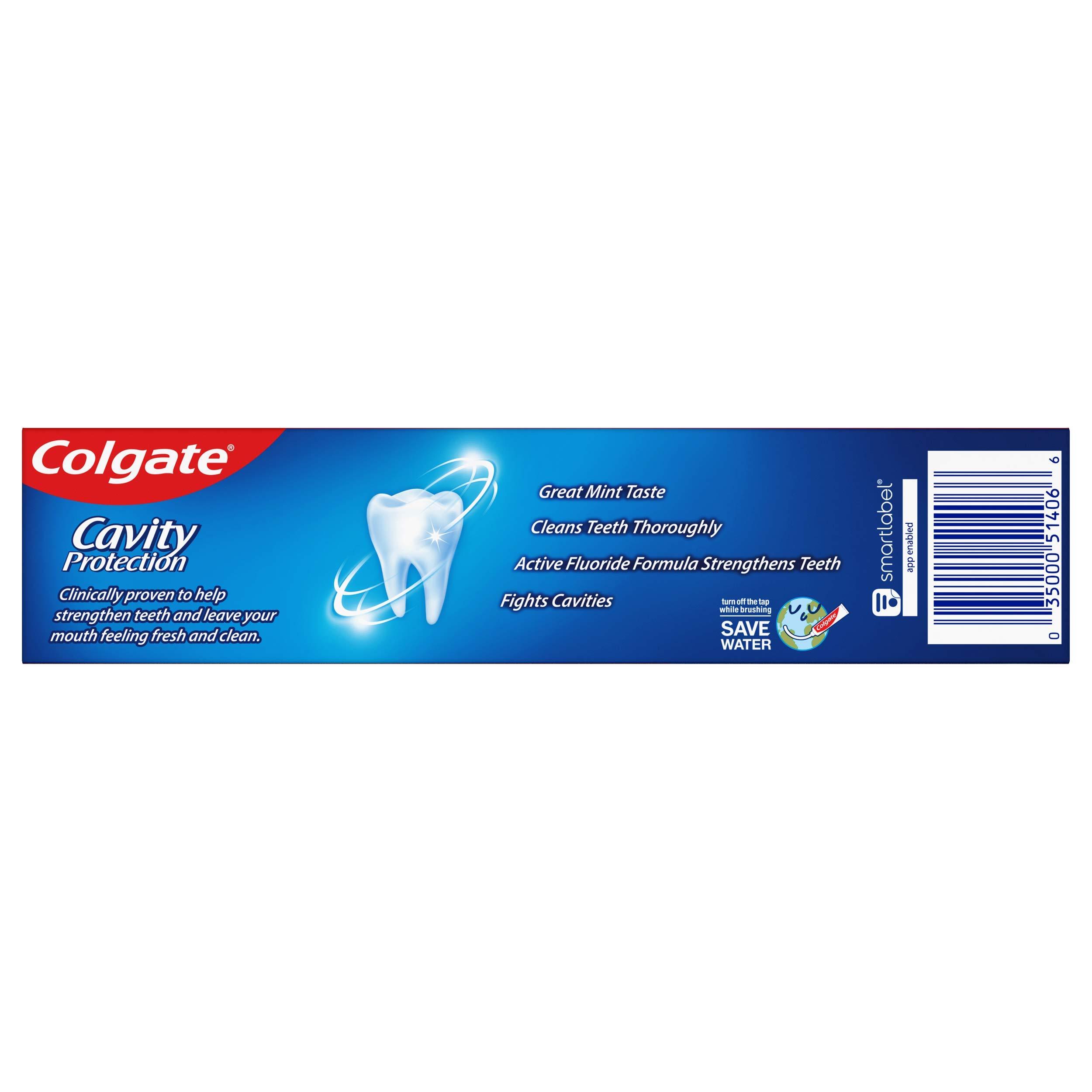 Colgate Cavity Protection Toothpaste with Fluoride - 4 Ounce (Pack of 6) - Image 4