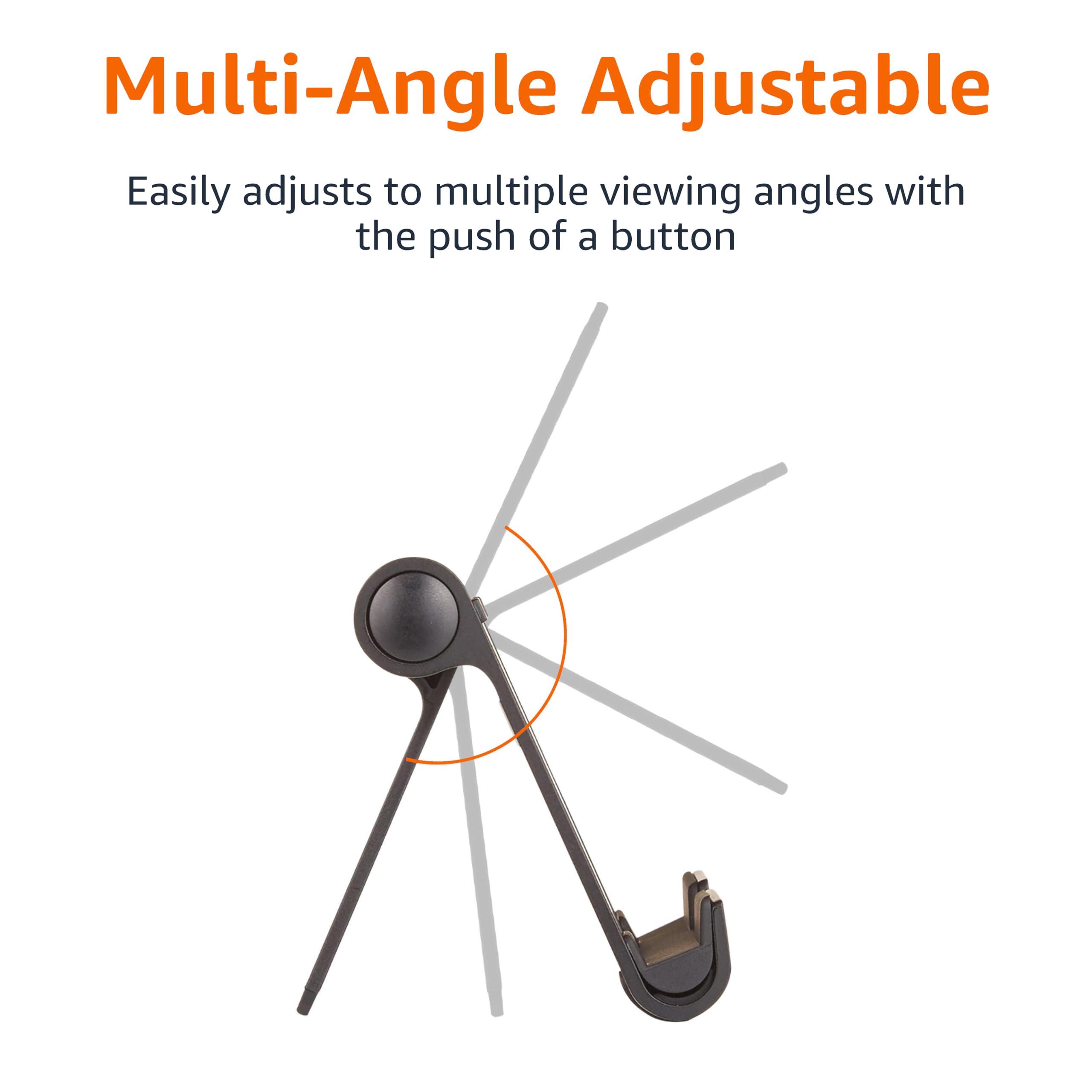 Amazon Basics Multi-Angle Portable Stand for iPad Tablet, E-reader and Phone - Black - Image 3