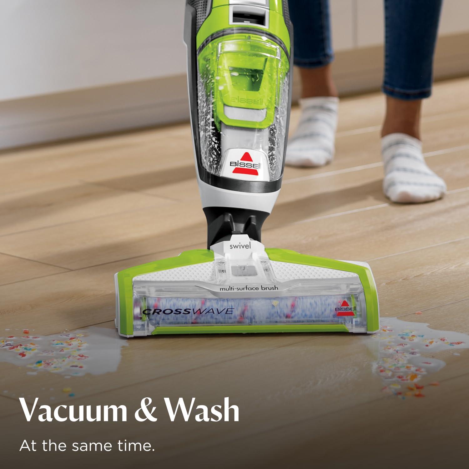 BISSELL Crosswave Turbo Vacuum Mop All in One Wet and Dry Vac Combo Hard Floor & Area Rug Cleaner, 3888A - Image 3