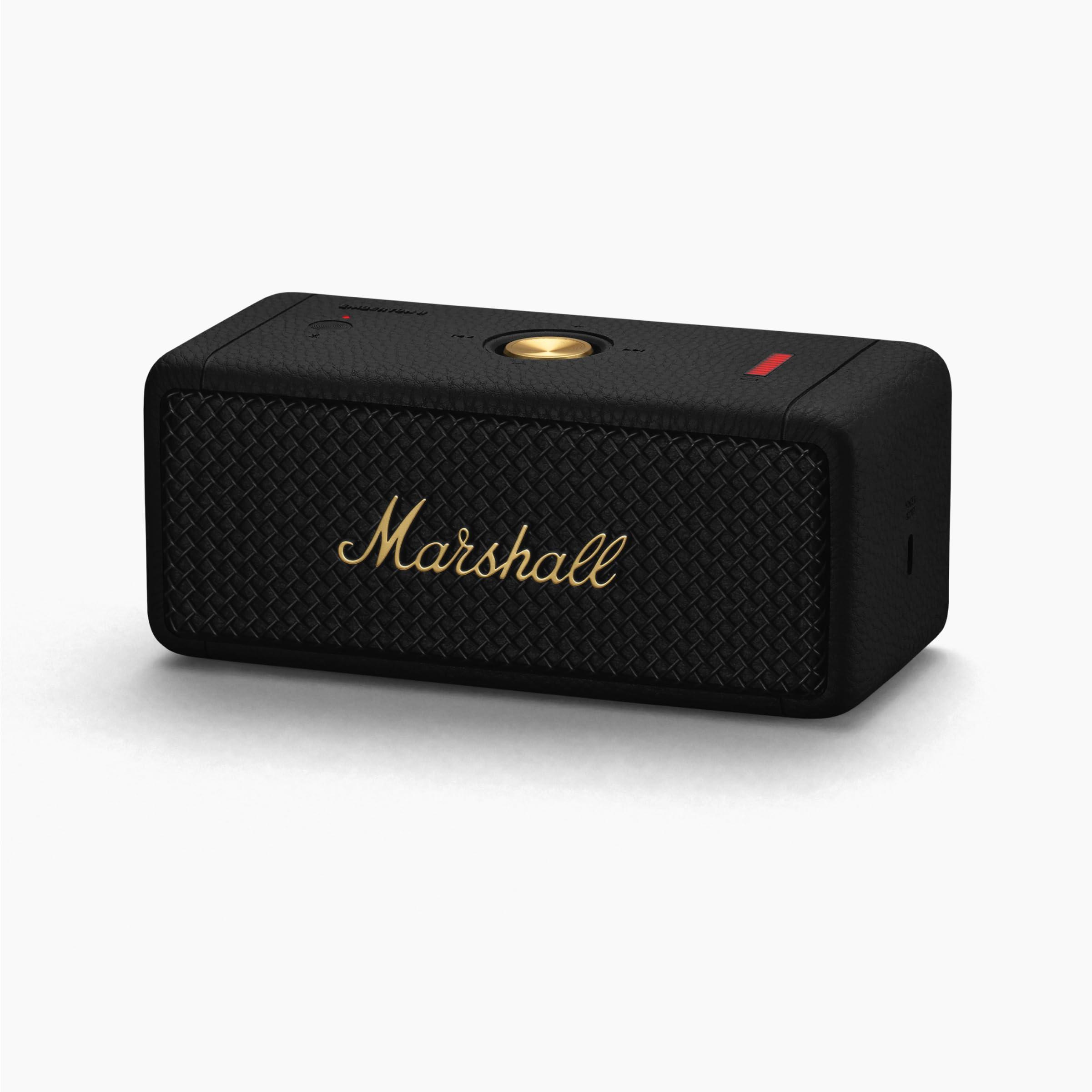 Marshall Emberton II Portable Bluetooth Speaker, Black & Brass - Image 8