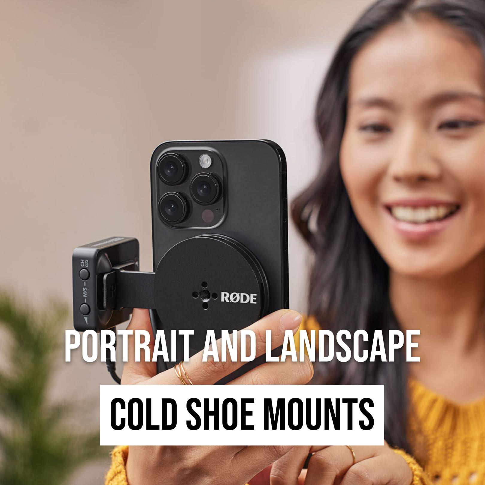 RØDE Magnetic Mount Smartphone Accessory Mount With Cold Shoe Slots and a 1/4-inch Thread (MagSafe Compatible) - Image 7