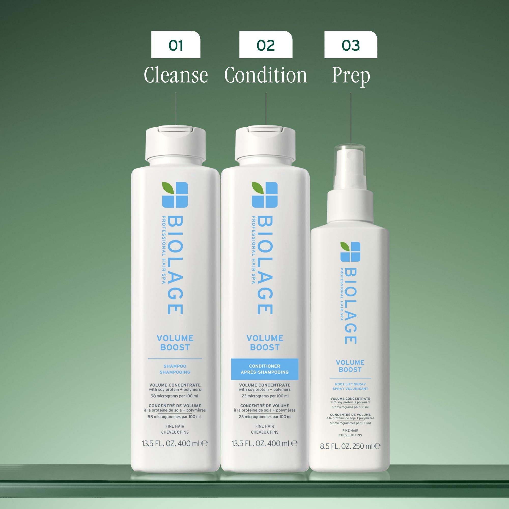 Biolage Volume Boost Conditioner - Weightless Moisture, Shine & Volume, For Fine Hair, Soy Protein & Polymers, Vegan & Paraben-Free - Image 7