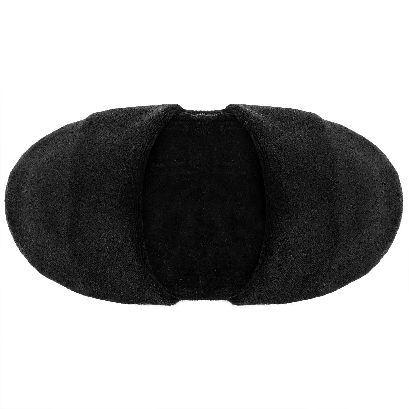 Geekria Medium Hook and Loop Headband Cover and Pad Set (Fits 2.5-3.5 cm Headbands), Compatible with Bose QC 45, QC 35 II, Beats Studio Pro, Sony WH-1000XM6, 1000XM5, ATH-M50x (Velour/Black) - Image 2