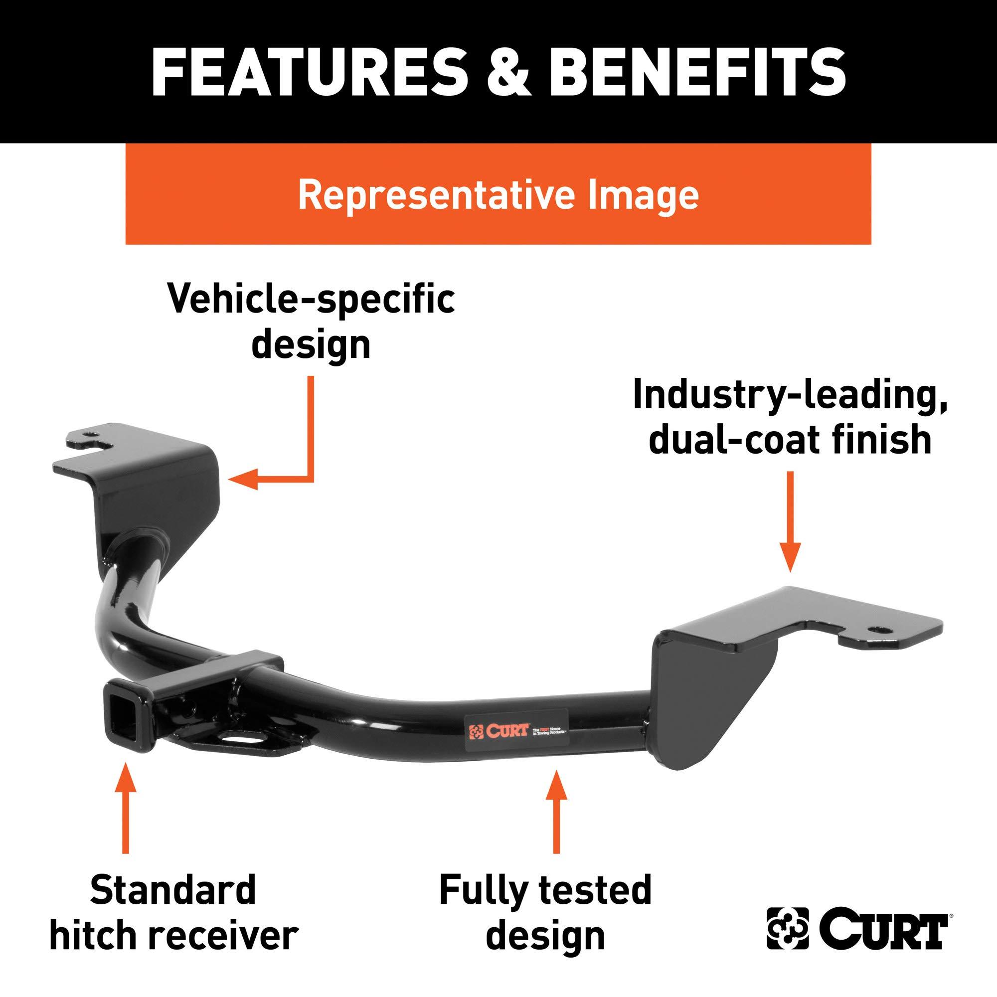 CURT 11473 Class 1 Trailer Hitch, 1-1/4-Inch Receiver, Fits Select Toyota Prius, Prime - Image 3