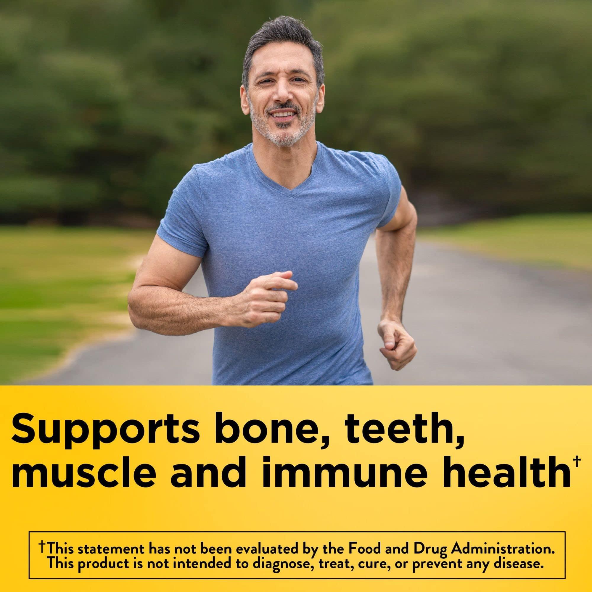 Nature Made Extra Strength Vitamin D3 5000 IU (125 mcg) per serving, Dietary Supplement for Bone, Teeth, Muscle and Immune Health Support, 80 Gummies, 40 Day Supply - Image 2