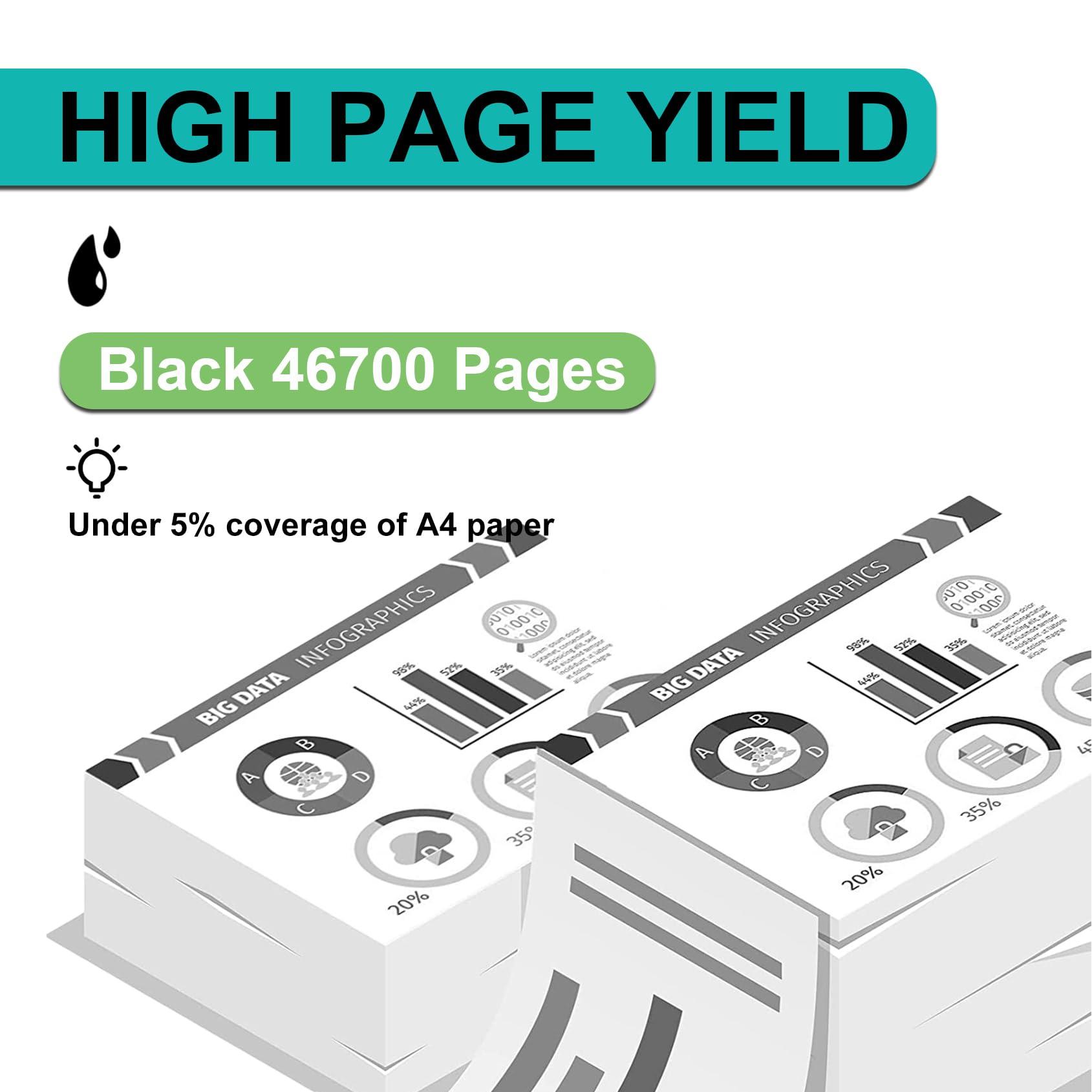 Compatible Toner Cartridge for Xerox VersaLink B600 B605 B610 B615 Printer, 106R03944 (CT202867) Black Toner Cartridges Replacement | High Yield | 46700 Pages,Black-1 Pack - Image 3