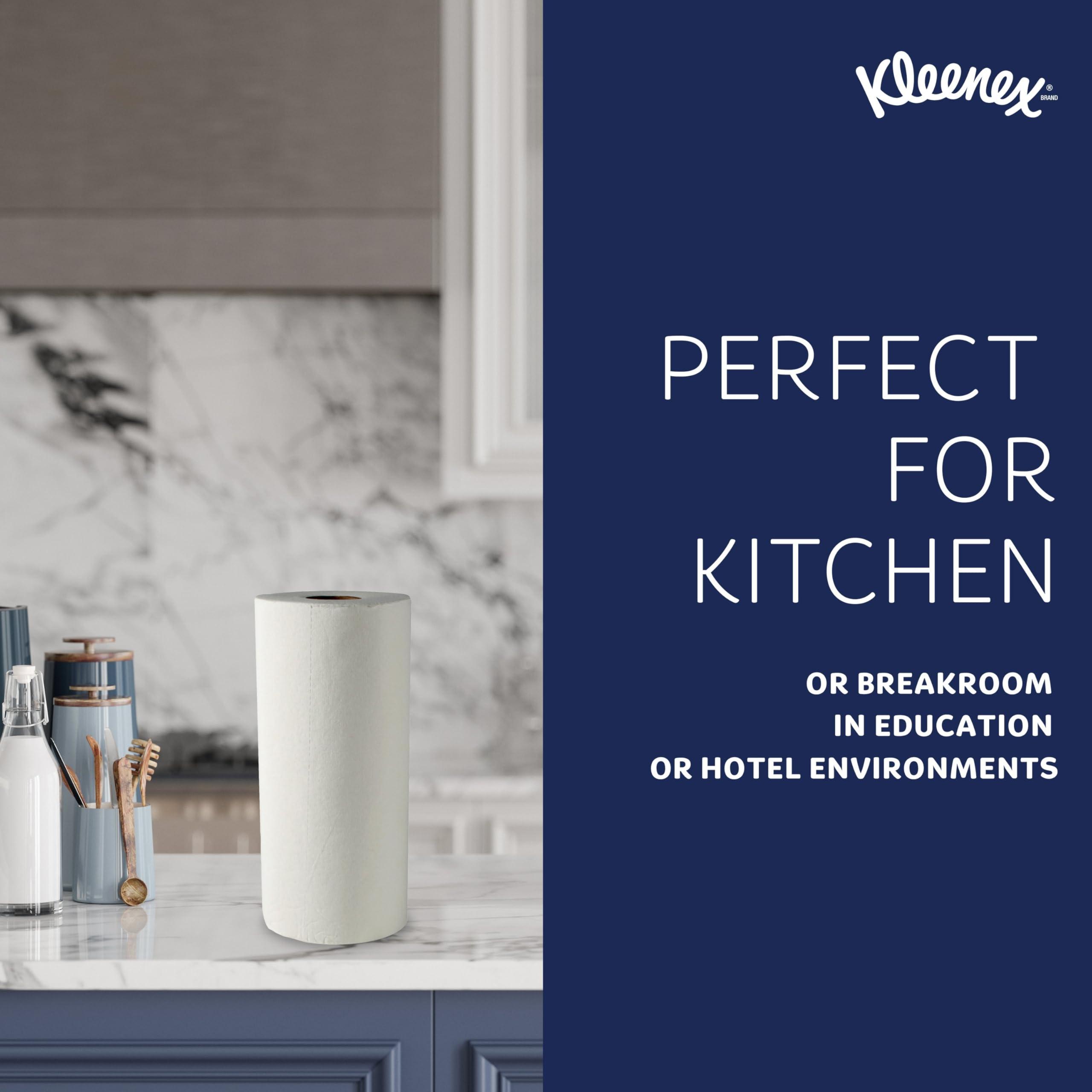 Kleenex Premier Kitchen Paper Towels (13964), Cloth-Like Softness, White (70 Sheets/Roll, 24 Rolls/Case, 1,680 Sheet Total) - Image 8