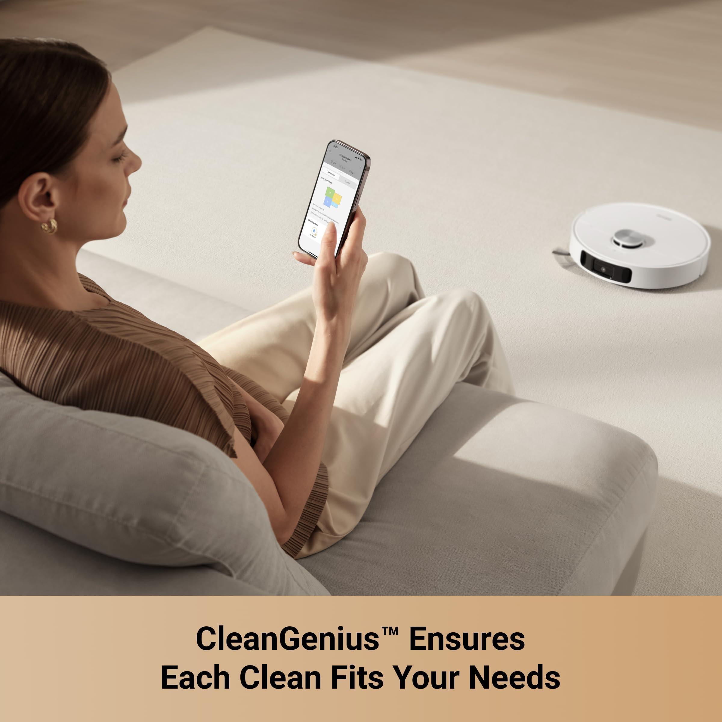 dreame L10s Ultra Gen 2 Robot Vacuum and Mop, 10,000Pa Suction, MopExtend Technology, All-in-One Base Station, Pet-Friendly, Versatile Carpet Cleaning, DuoScrub Mopping System, Smart Pathfinder Tech - Image 7