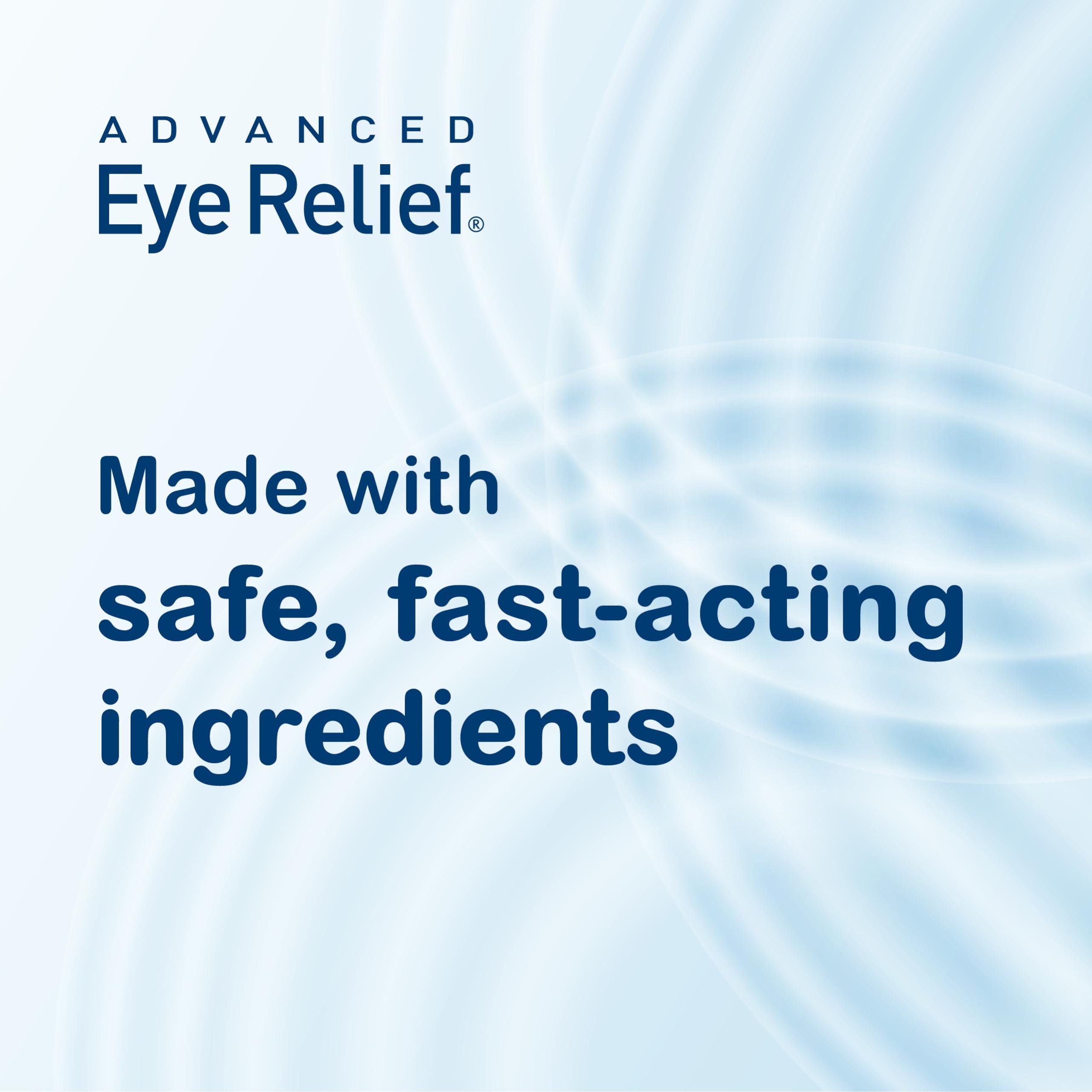 Bausch + Lomb Advanced Eye Relief, Lubricant Eye Drops for Dry Eyes, Moisturizing & Soothing, Replenishes Tears for Fast Relief, 0.5 Fl Oz - Image 2