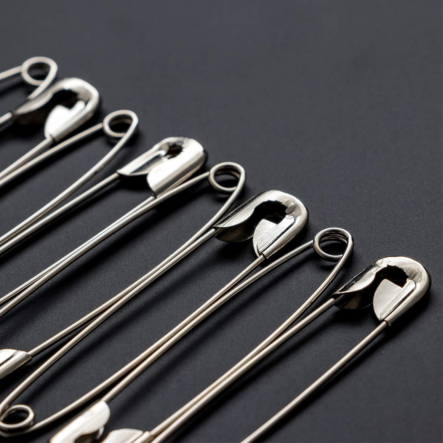 500 Pcs ZIPCCI 1.5 inch Safety Pins,Small Safety Pins for Home Office Use DIY Crafts Jewelry Making - Image 5