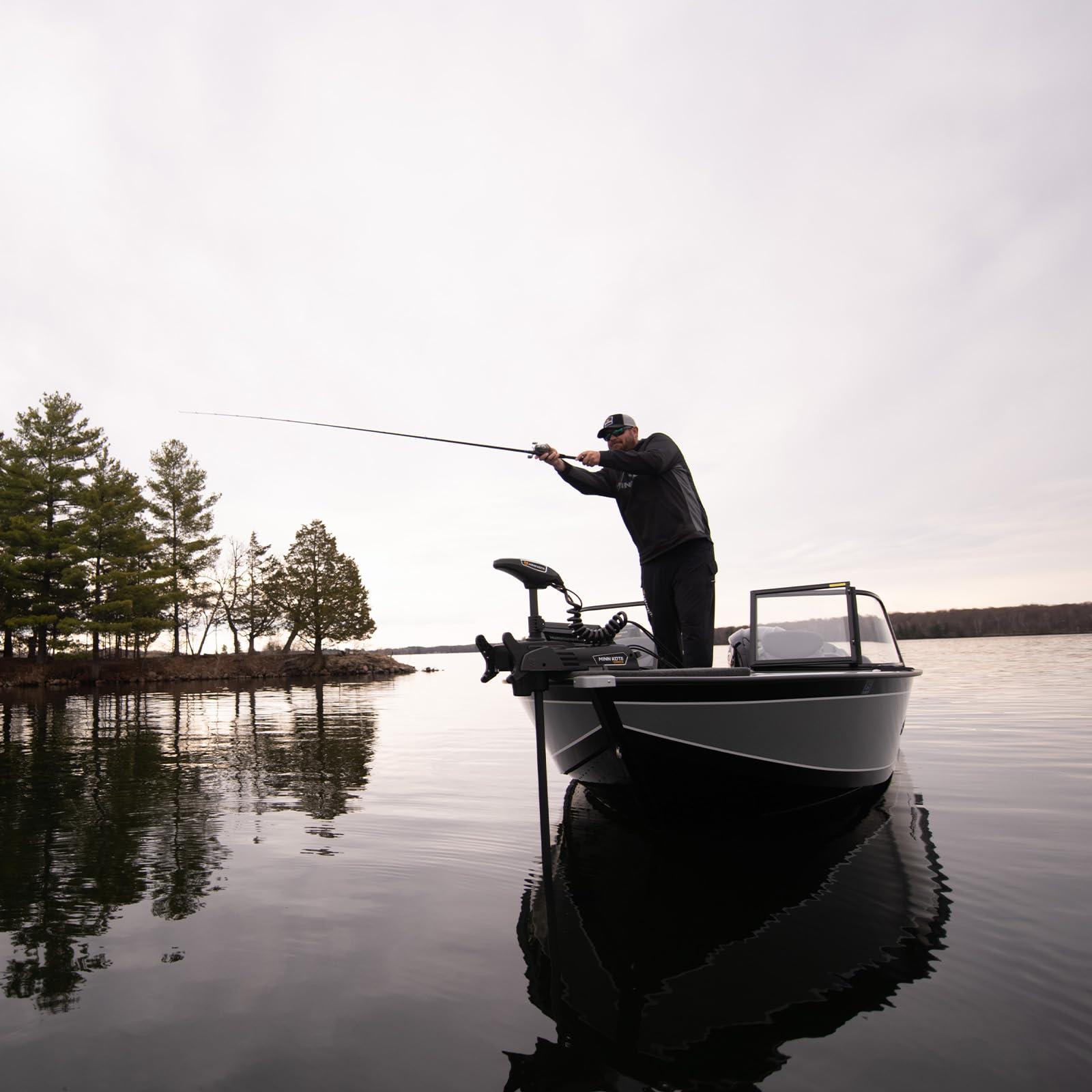 Minn Kota Terrova Bow-Mount Electric Trolling Motor with GPS, Spot-Lock, 55 Lb. Thrust, 54 In. Shaft, Freshwater - Image 7