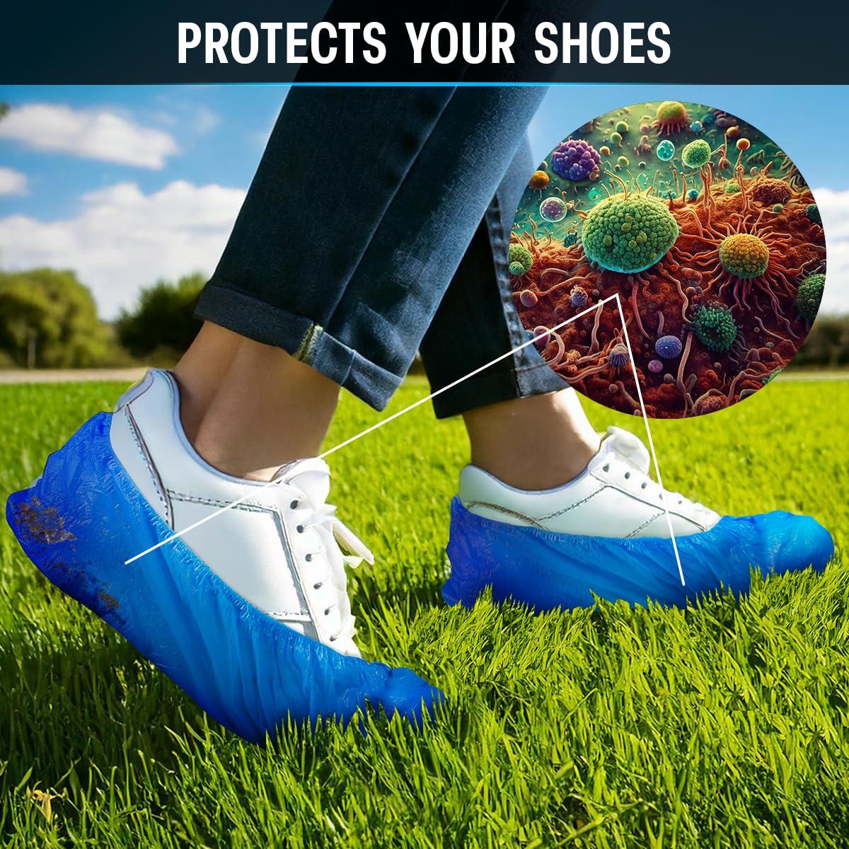 120 PCS Shoe Covers Disposable Non Slip, Waterproof, Recyclable Shoe Booties, shoe covers for indoors and out - One Size Fits All - Image 7