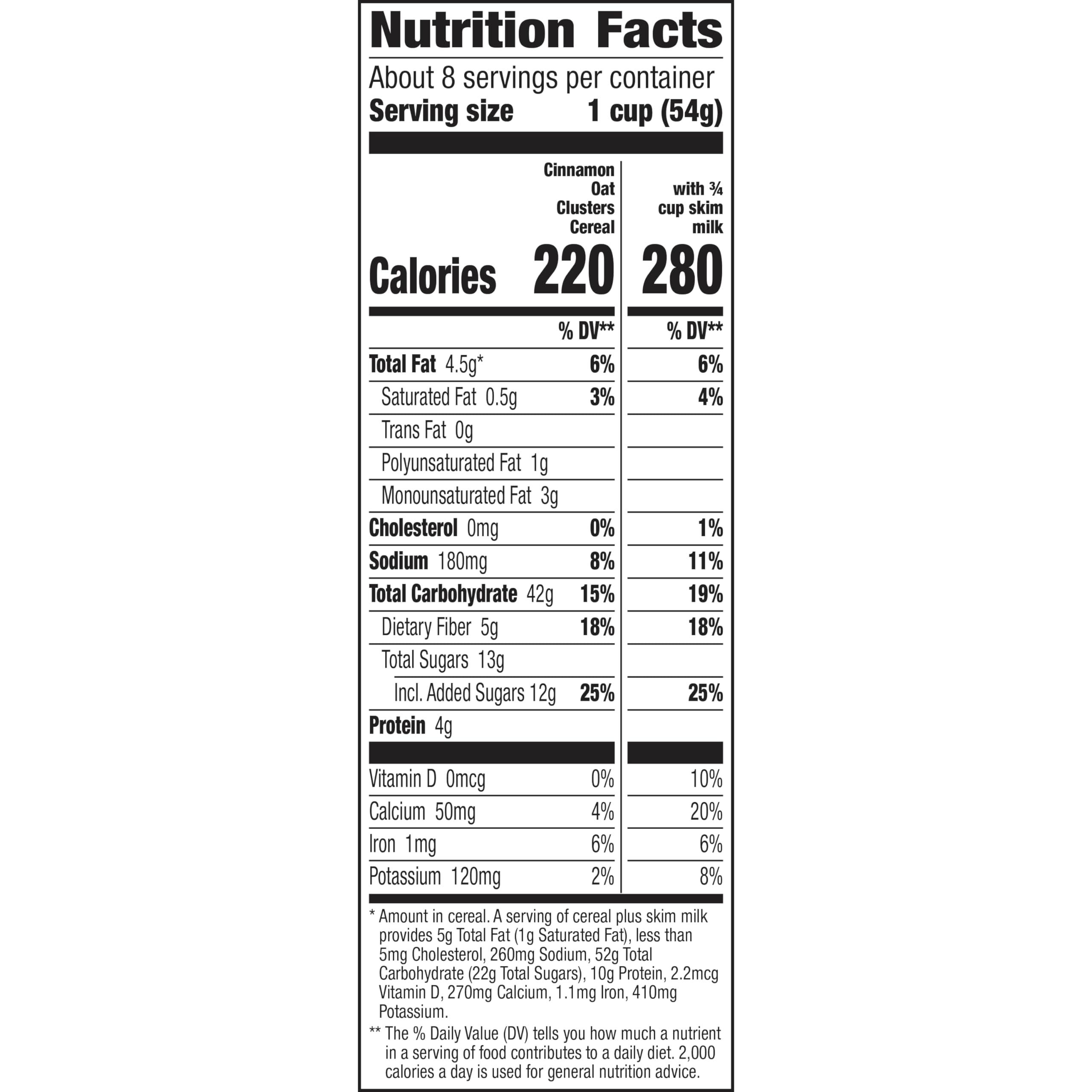 Cascadian Farm Organic Cinnamon Oat Clusters Breakfast Cereal, Made With Whole Grain, Non-GMO, 15 oz - Image 2