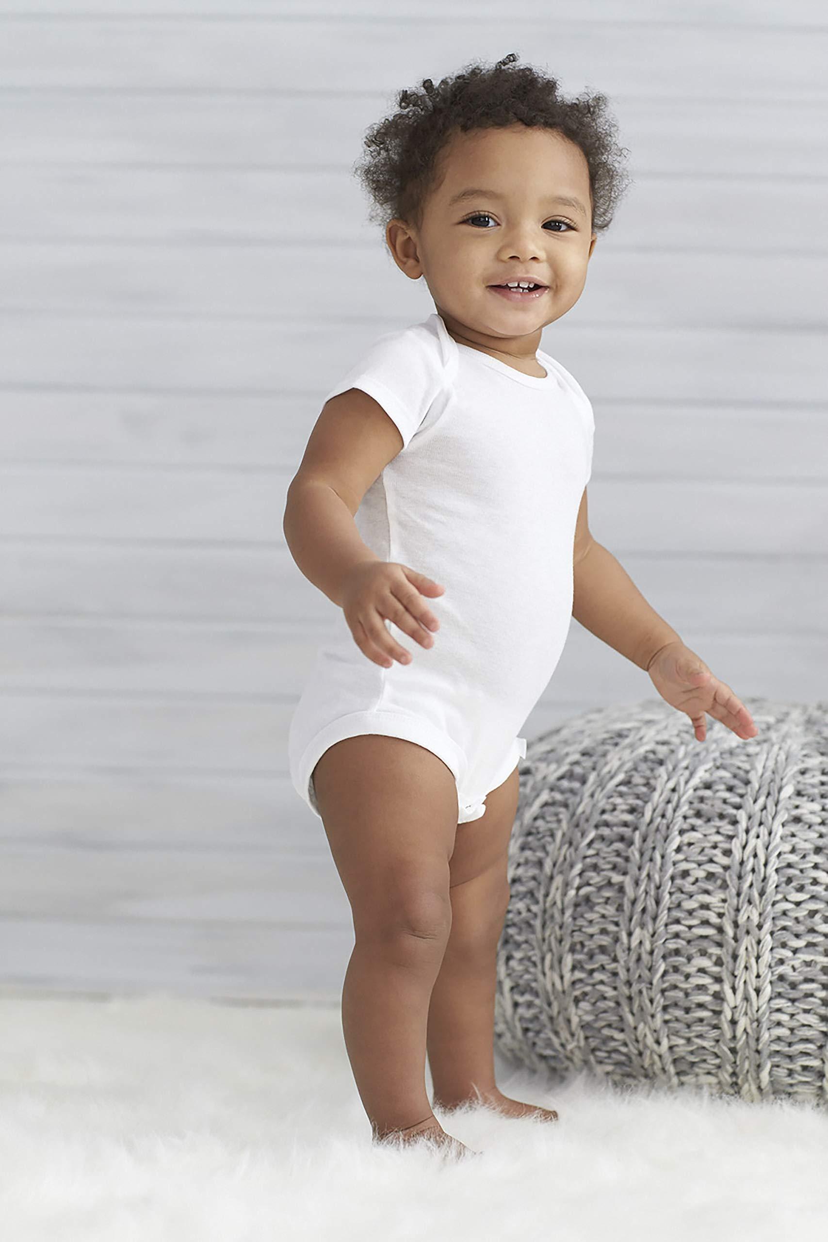 Gerber Baby 8-Pack Short Sleeve Onesie Bodysuits - Image 3