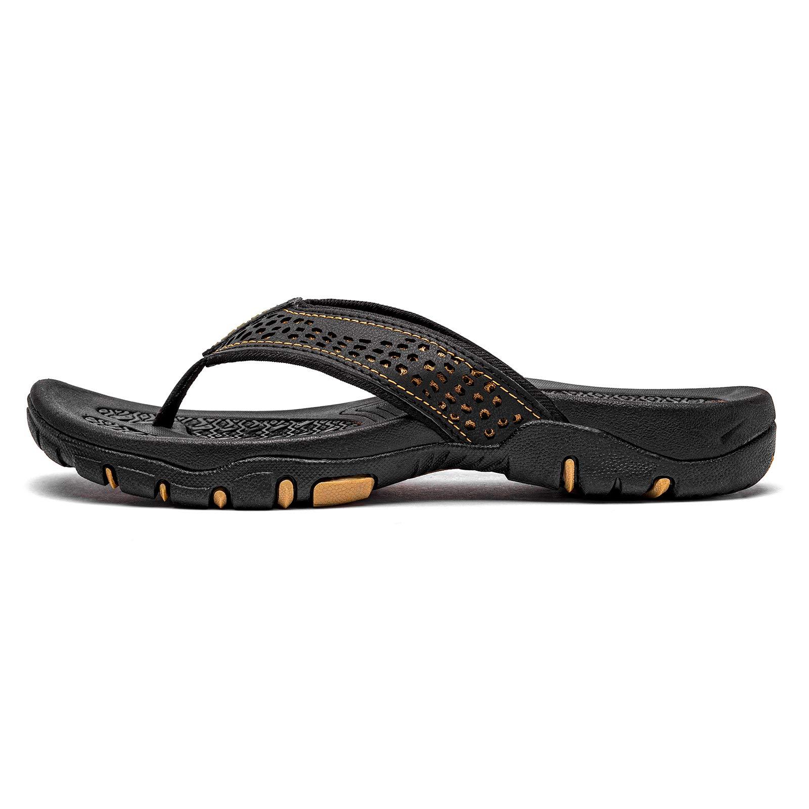 GUBARUN Mens Sport Flip Flops Comfort Casual Thong Sandals Outdoor - Image 6