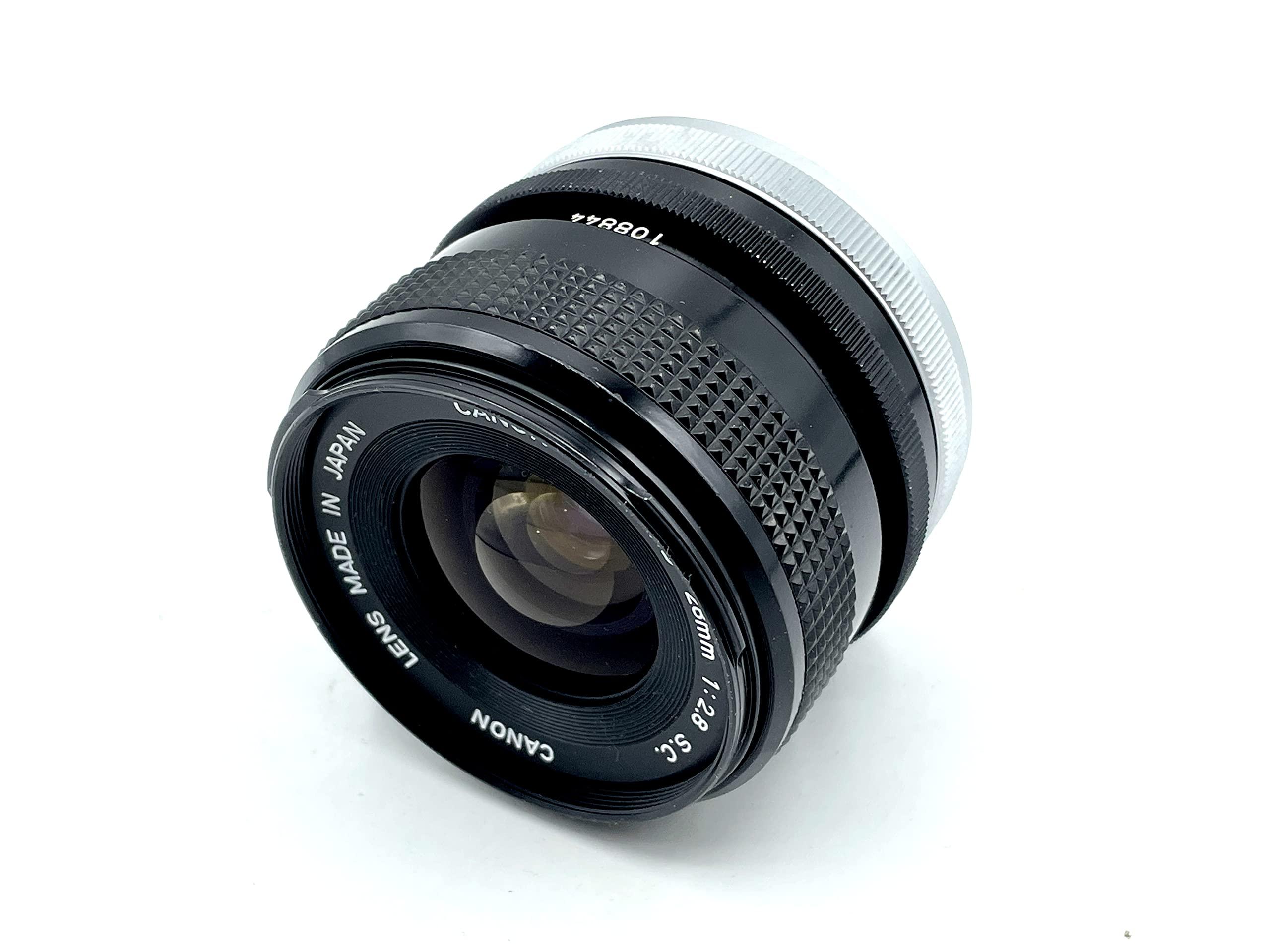 Canon 28mm f/2.8 1:2.8 SC (Super Spectra Coating) FD Breech Mount Wide Angle Lens (Renewed) - Image 3