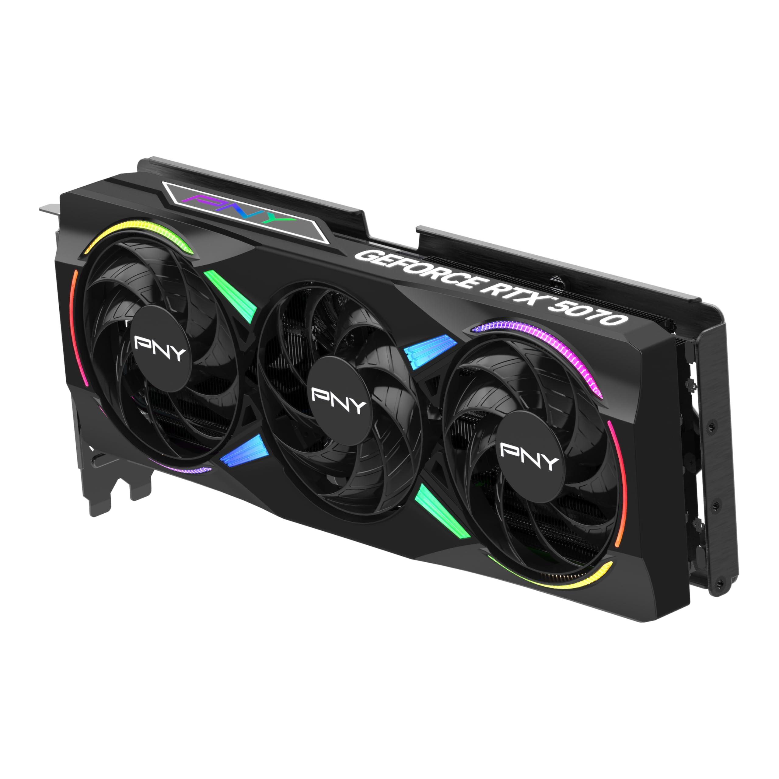 PNY GeForce RTX™ 5070 ARGB Overclocked Triple Fan - Image 5