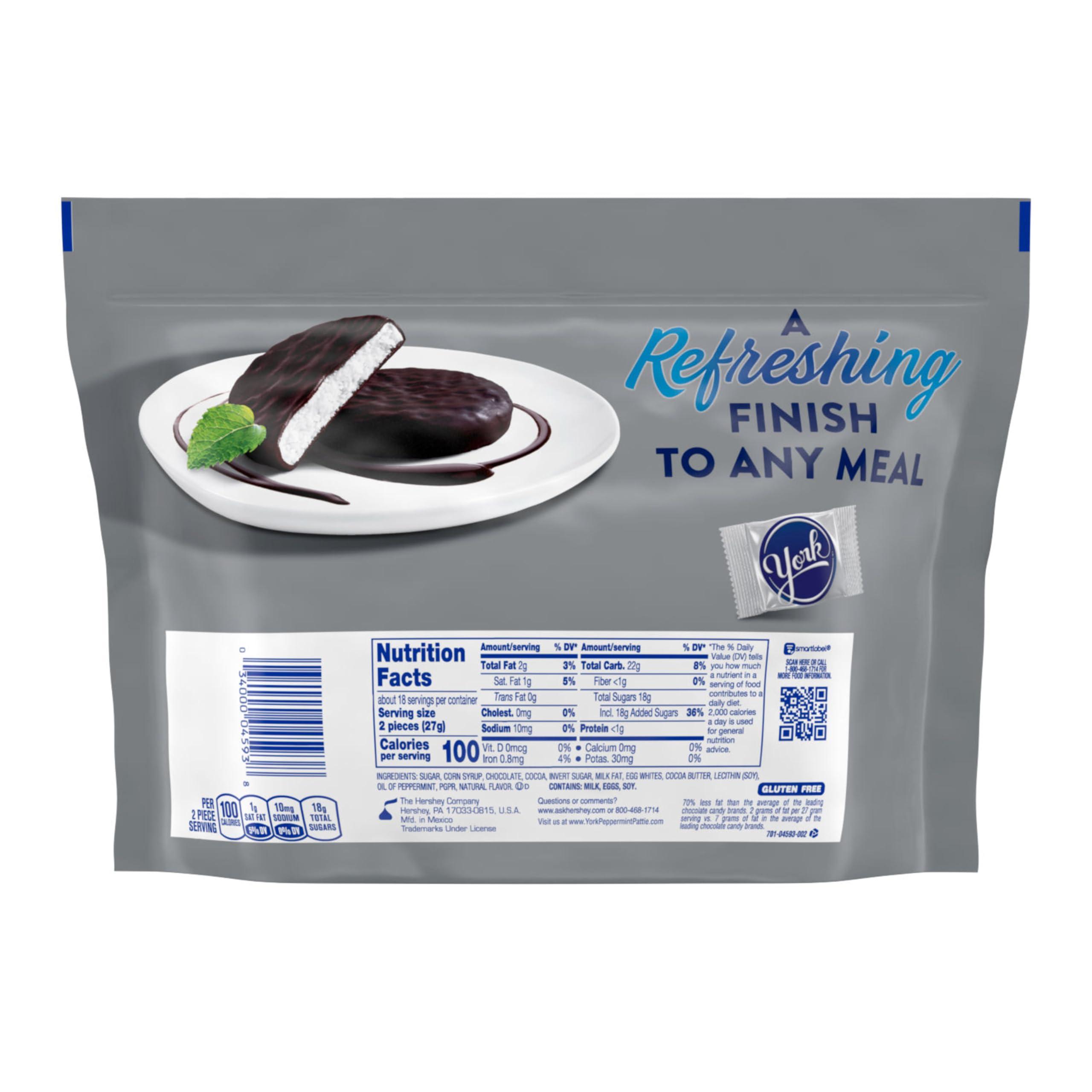 YORK Dark Chocolate Peppermint Patties, Candy Family Pack, 17.3 oz - Image 2