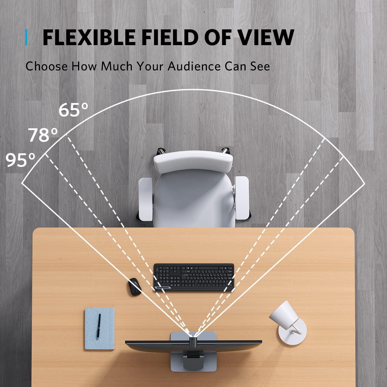 Anker PowerConf C200 2K Webcam for PC, Webcam for Laptop, Computer Camera, with AI-Noise Canceling Microphones, Stereo Mics, Adjustable Field of View, Low-Light Correction, Built-in Privacy Cover - Image 4
