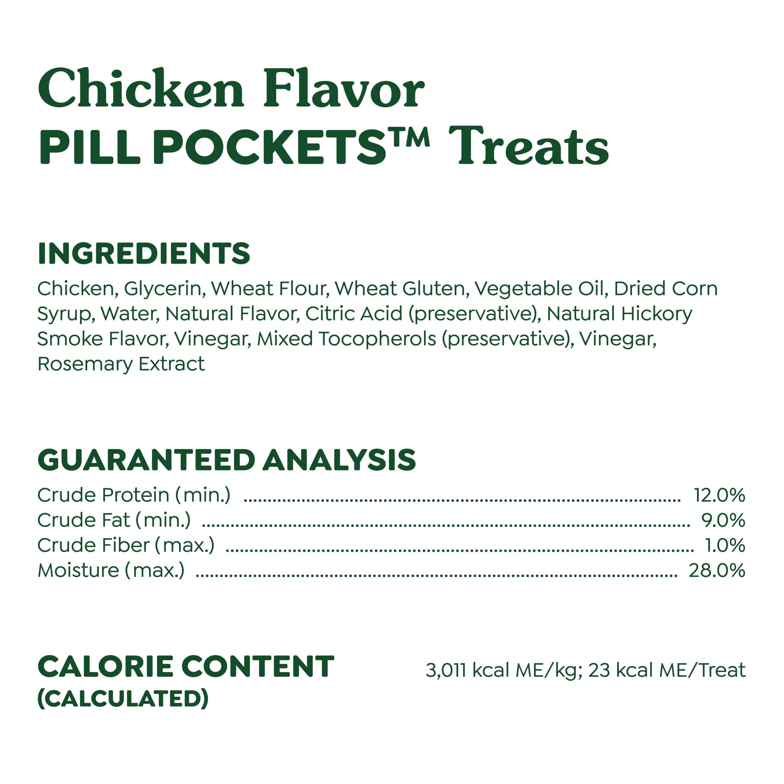 Greenies Pill Pockets for Dogs Large Size, Soft Dog Treats, Chicken Flavor, 15.8 oz. Pouch (60 Treats) - Image 6