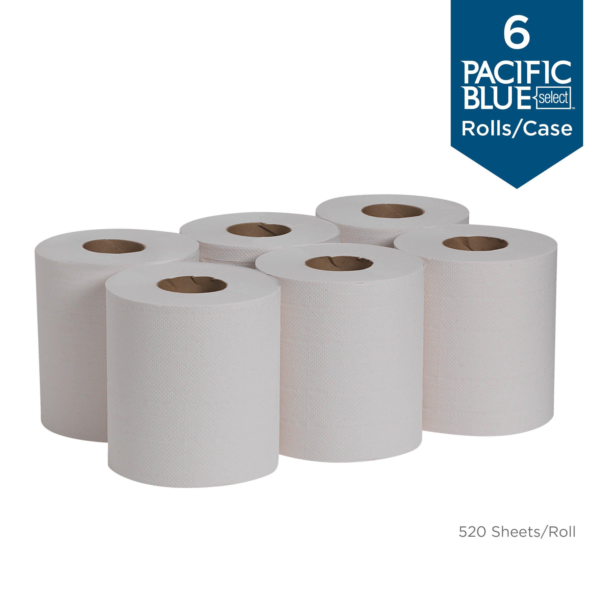 Pacific Blue Select Centerpull 2-Ply Paper Towels (previously branded Preference) by GP PRO (Georgia-Pacific), White, 44000, 520 Sheets Per Roll, 6 Rolls Per Case - Image 3