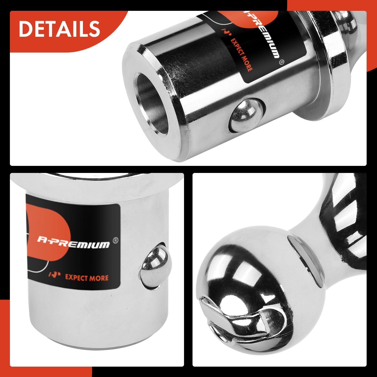 A-Premium 2-5/16 Inch Gooseneck Trailer Hitch Ball Kit 30,000 lbs GTW Compatible with Ford F-250/F-350/F-450 Super Duty & Chevrolet Silverado 2500/3500 HD & GMC Sierra 2500/3500 HD & Nissan Titan XD - Image 8