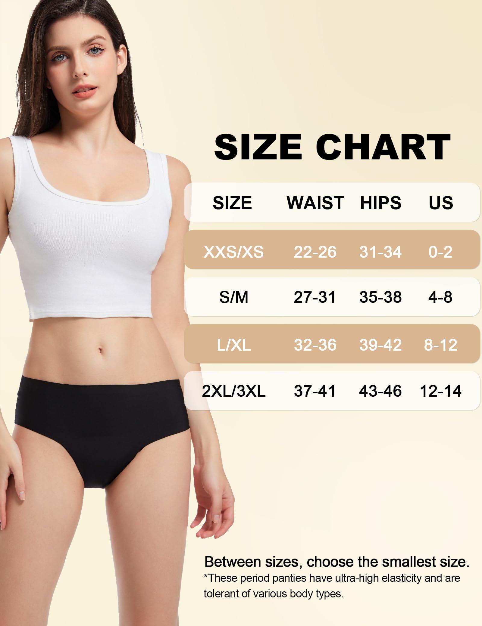 EcoPeriod Period Underwear for Women Heavy Flow, Leakproof Menstrual Underwear Seamless Period Panties, No Show Panty - Image 6