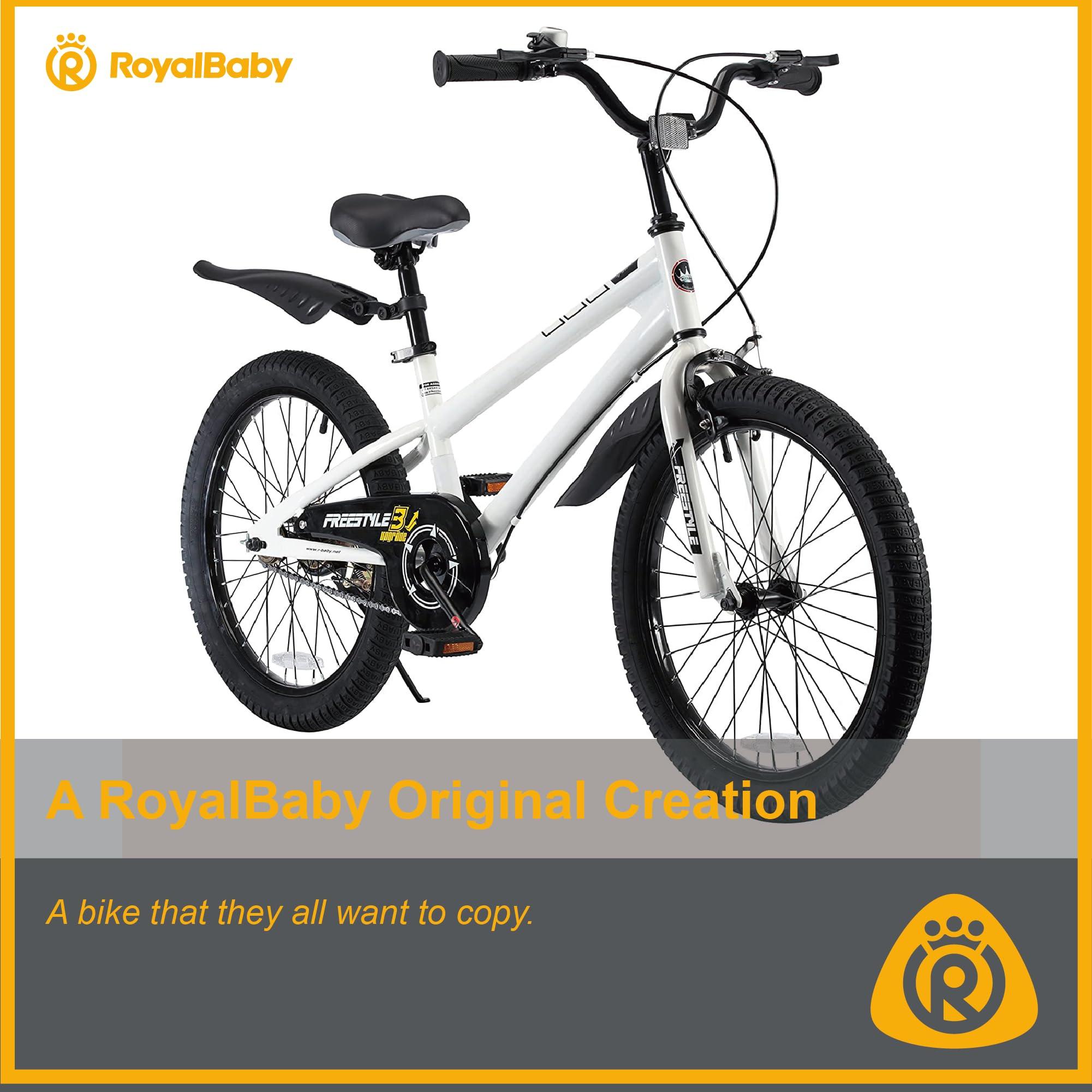 RoyalBaby Kids Bike EZ Balance to Pedal Dual Handbrake Toddlers Boys Girls Bicycle 12-20 Inch for Age 3-10 Years - Image 9