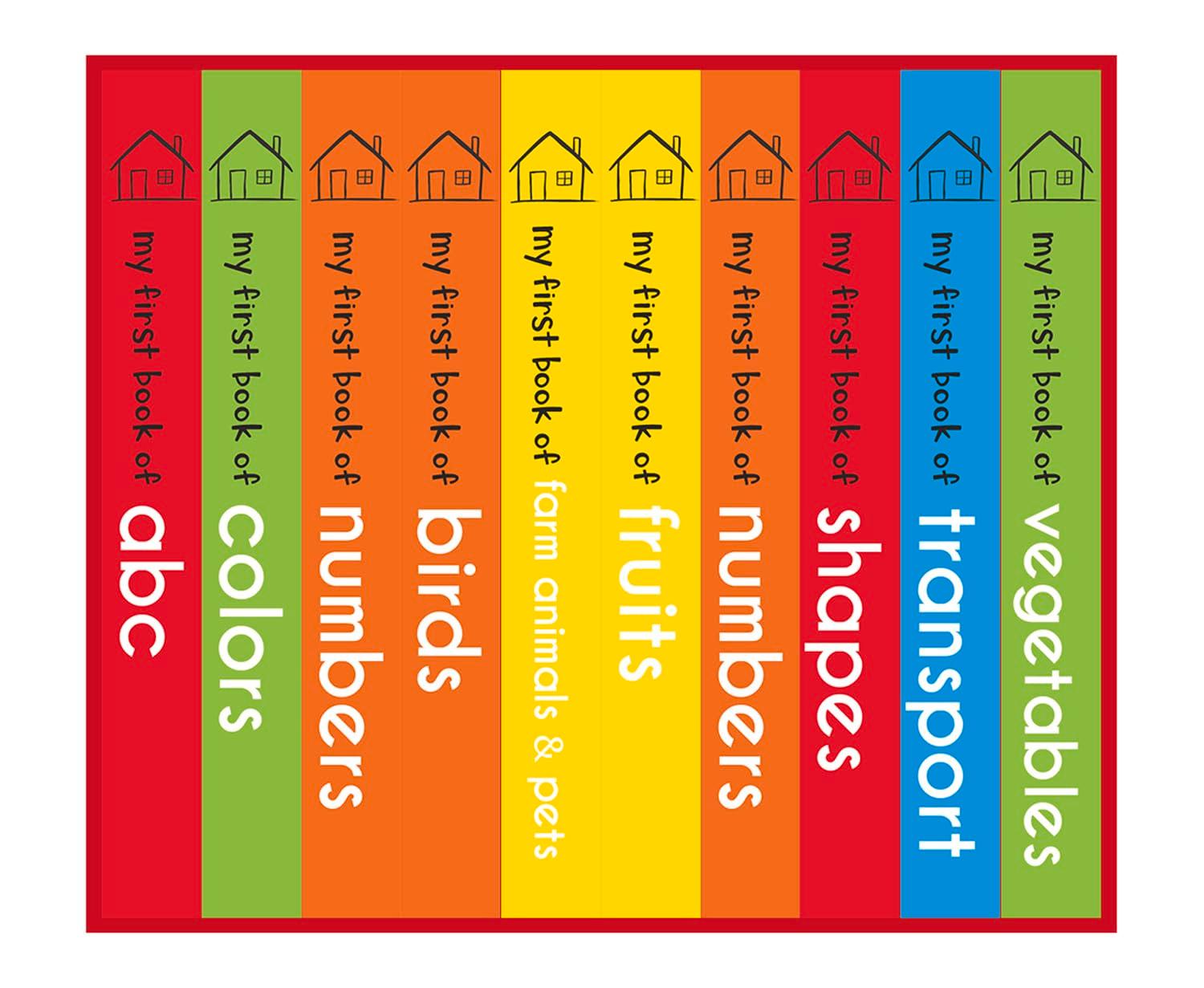 My First Library: Boxset of 10 Board Books for Kids - Image 4