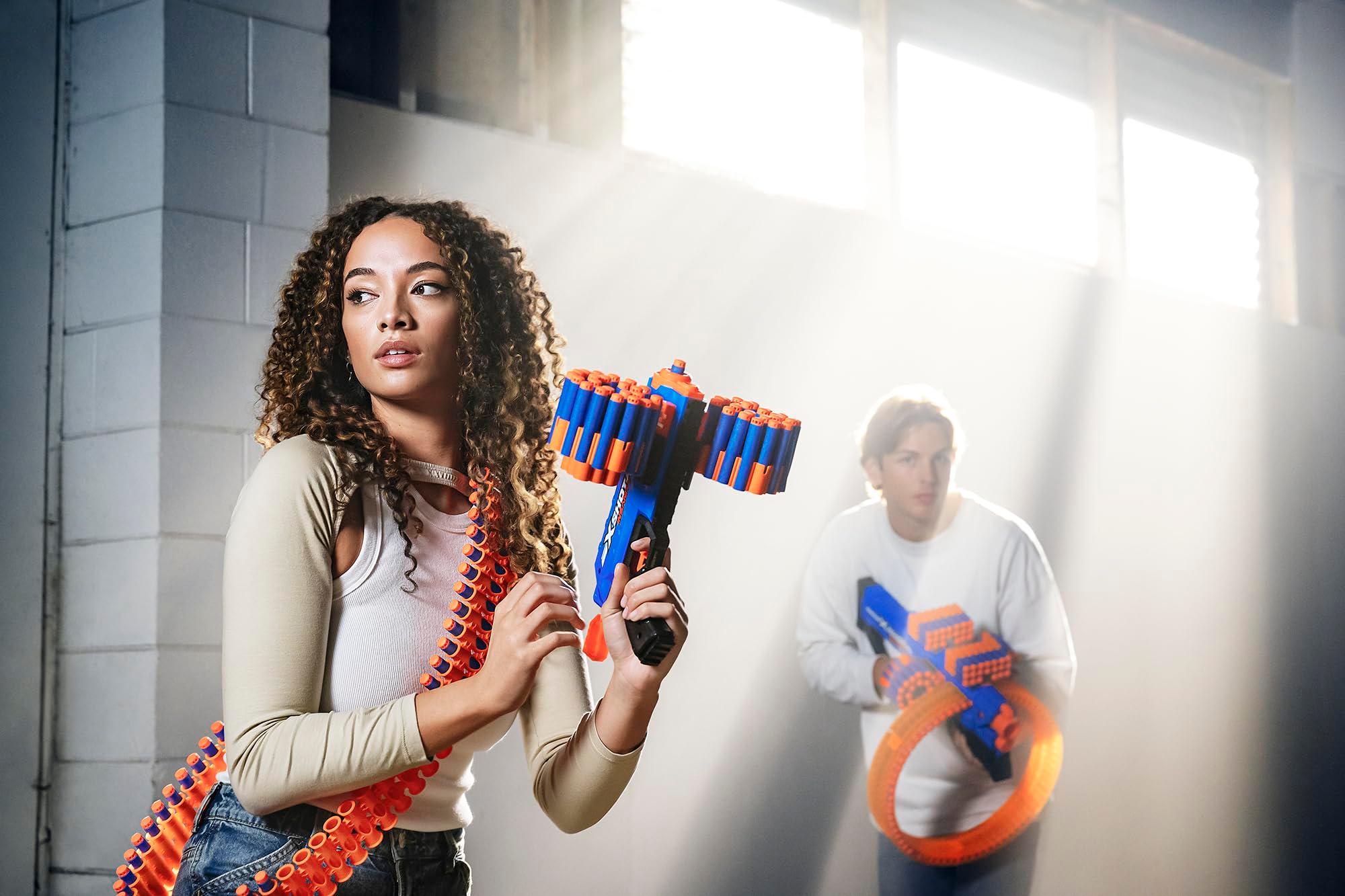 XSHOT Insanity Manic Blaster Dual Pack by ZURU with 48 Darts, Air Pocket Technology Darts and Dart Storage, Outdoor Toy for Boys and Girls, Teens and Adults - Image 2