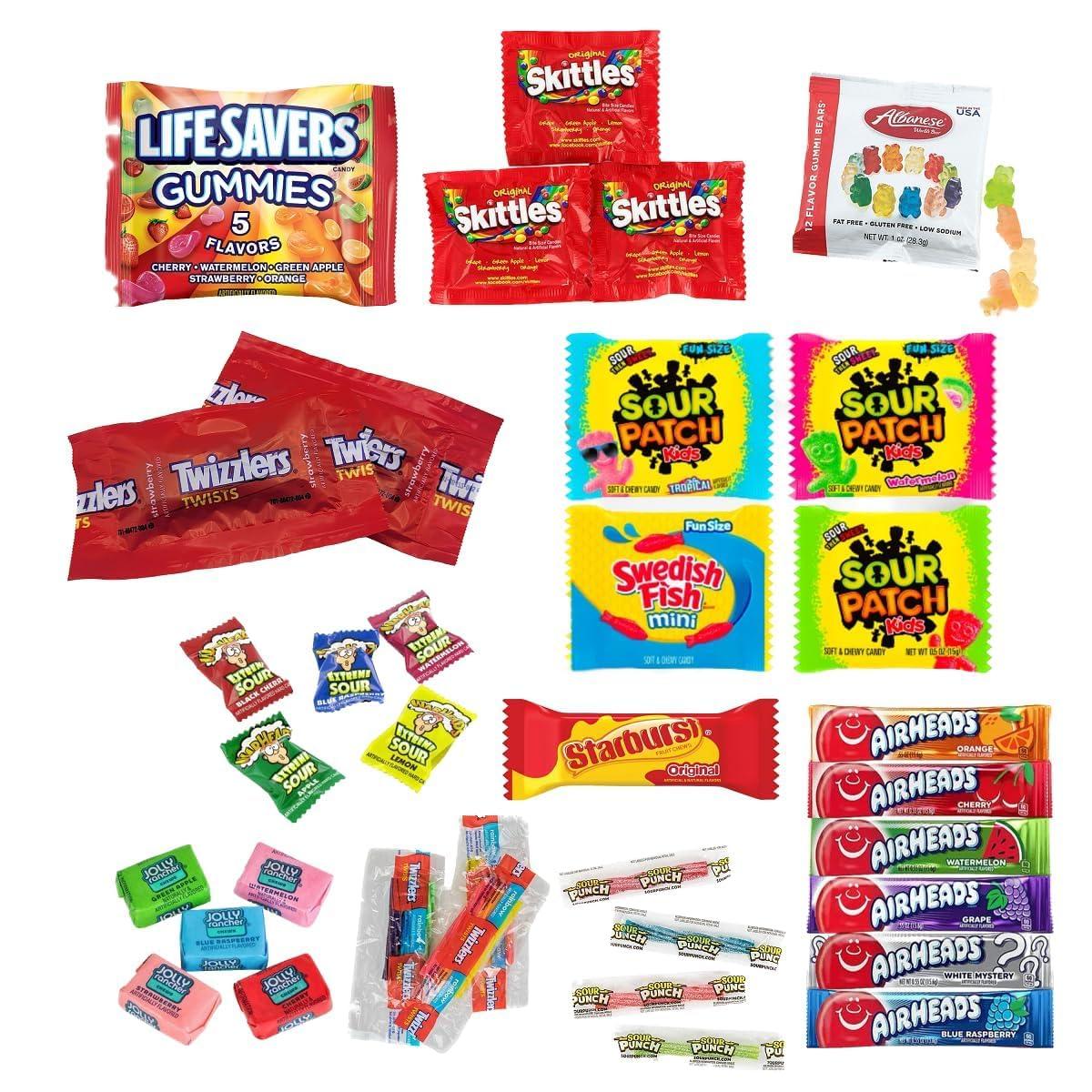 CandyKrave Assorted Candy Variety Pack - 10 Fruity Flavors - 2 lbs Bulk Candy Bag - Individually Wrapped Pinata Candy Mix - Delicious Sweets for Birthdays, Pantry, Baby Showers & Gender Reveal - Image 6
